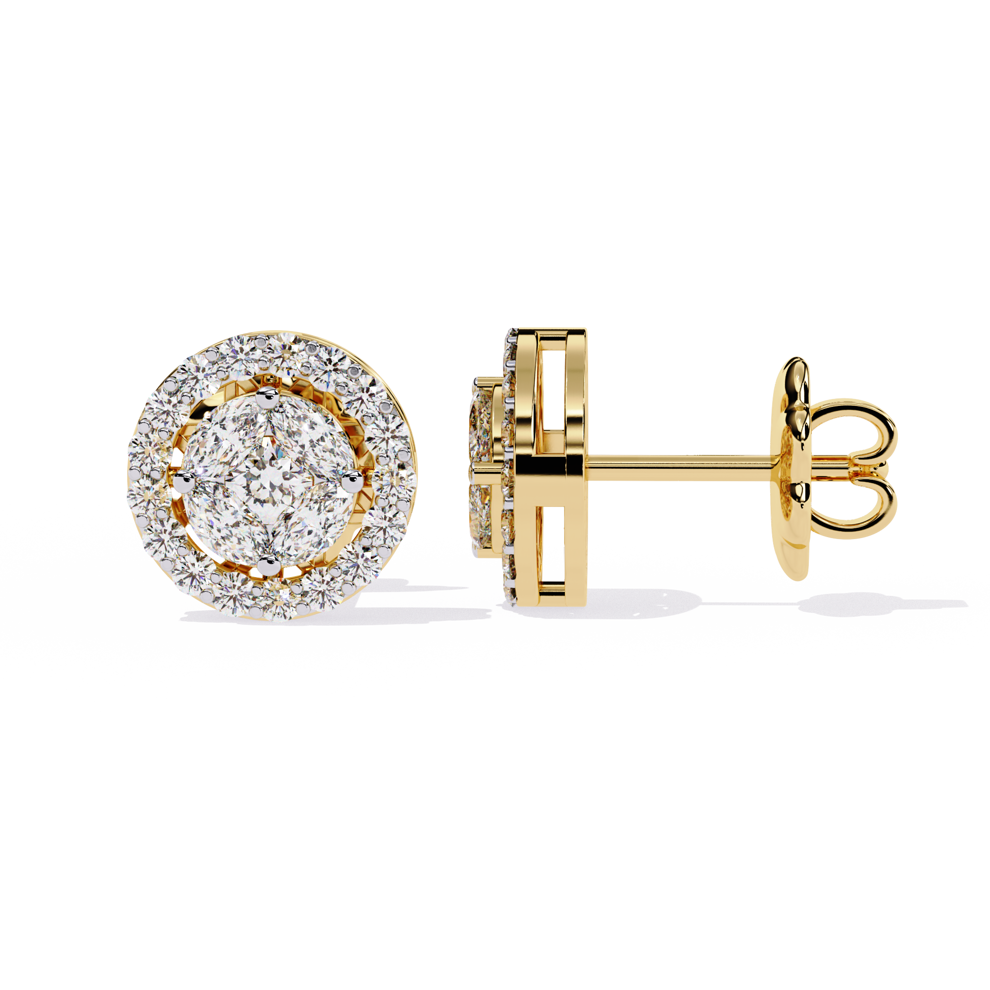 Shimmer Diamond Earrings