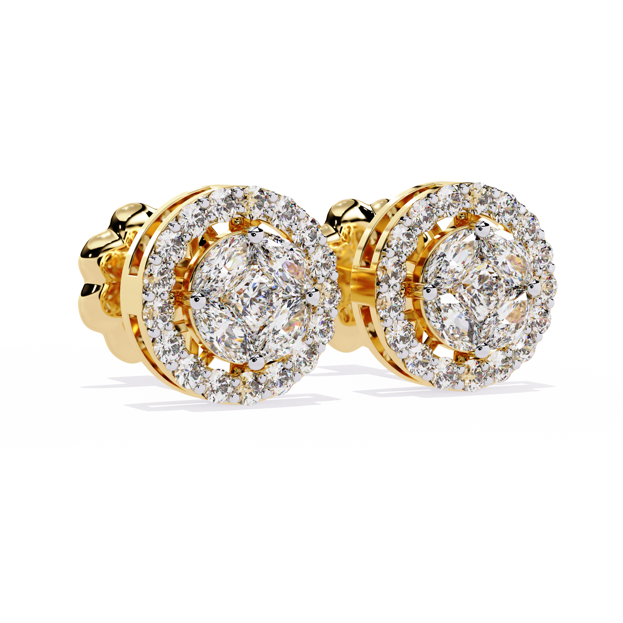 Shimmer Diamond Earrings