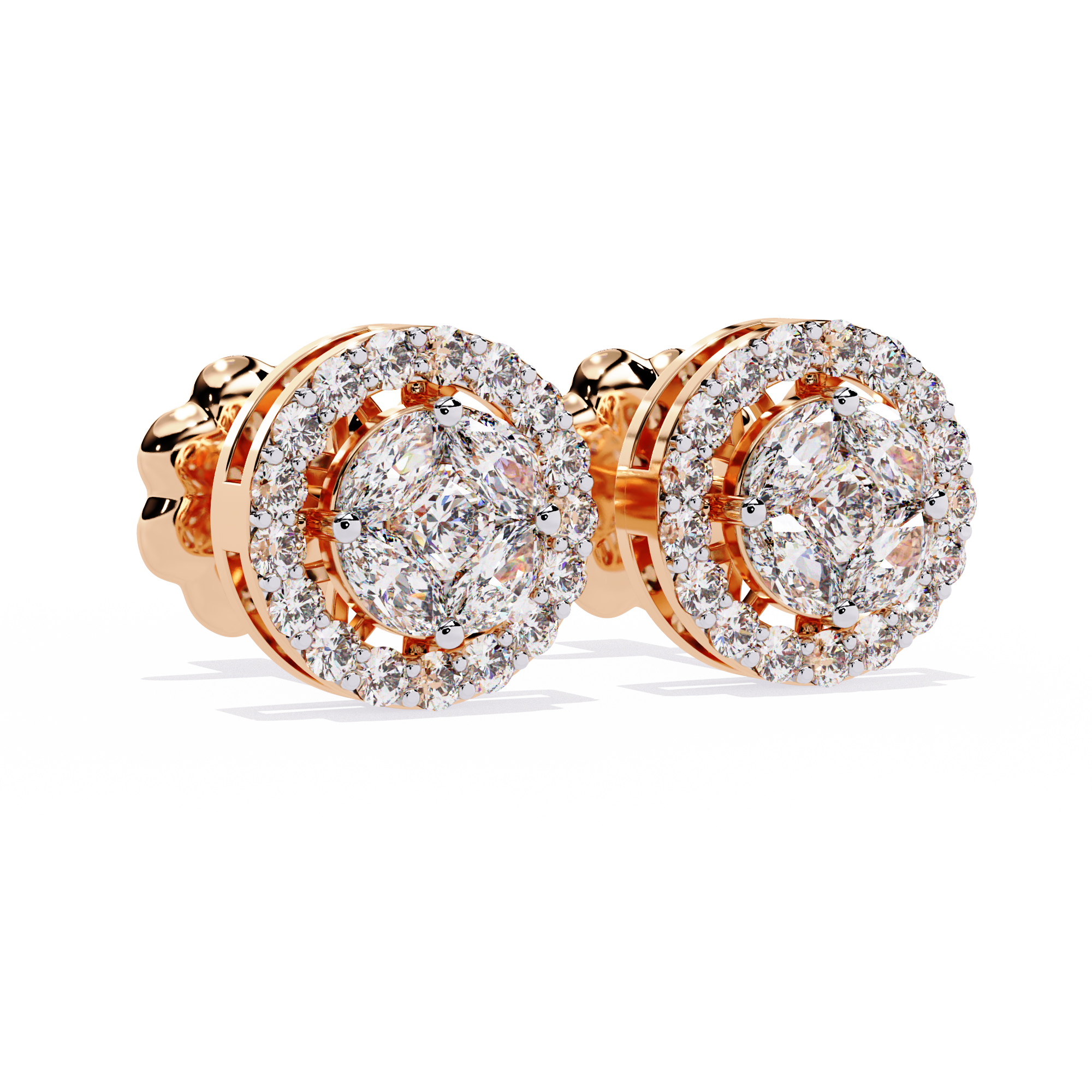 Shimmer Diamond Earrings