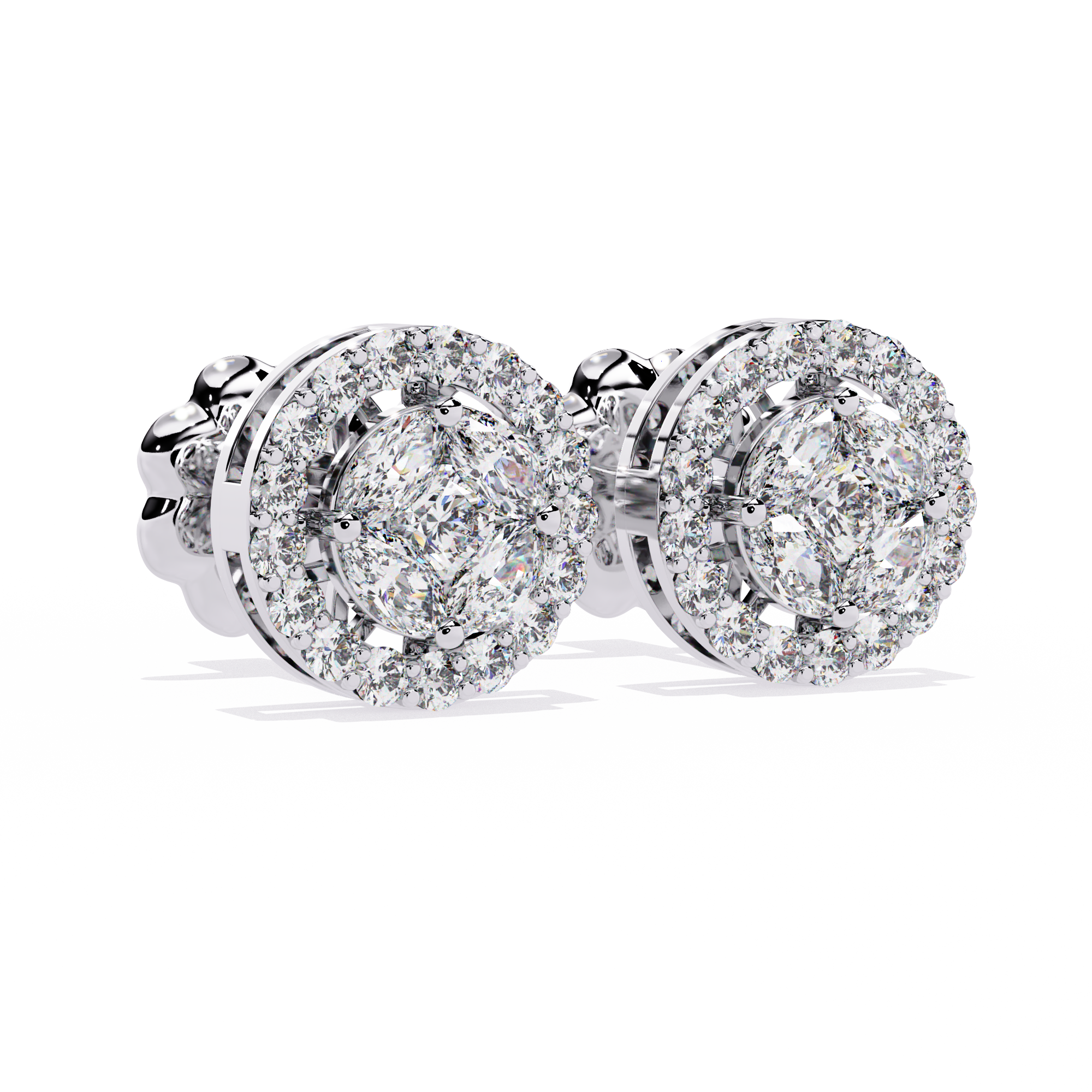 Shimmer Diamond Earrings