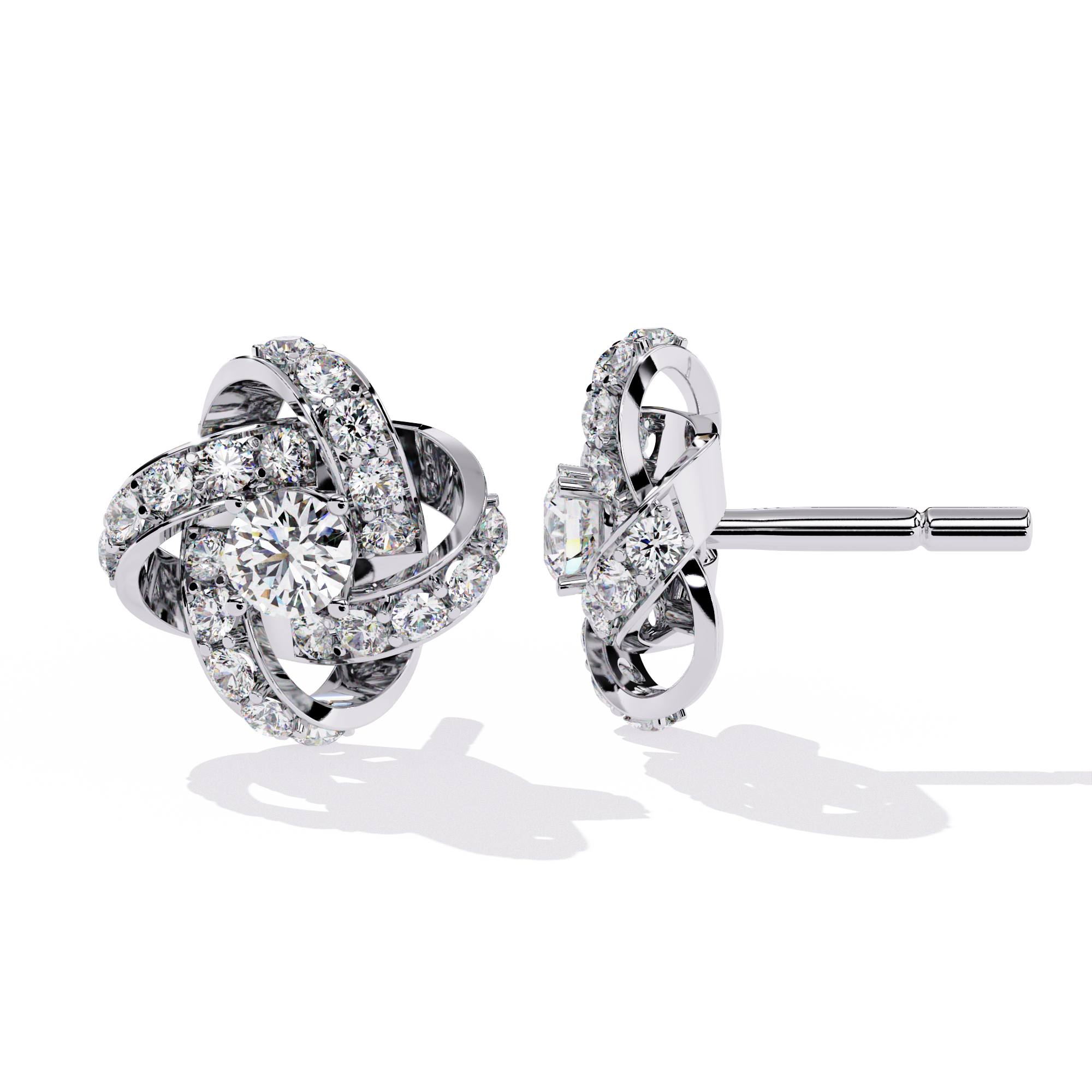 Sunmist Swing Diamond Earrings