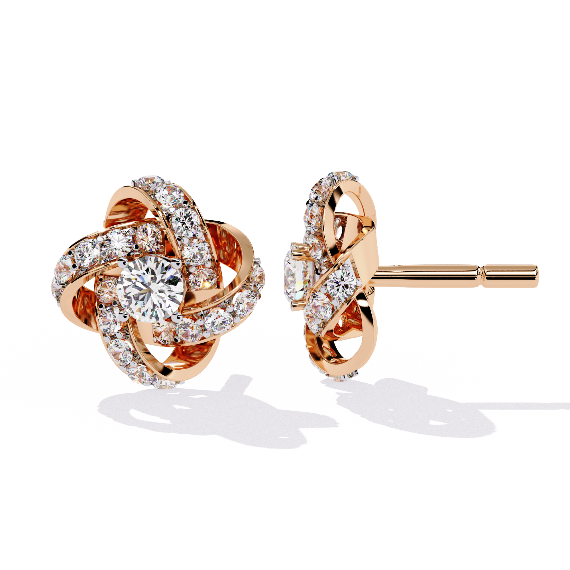 Sunmist Swing Diamond Earrings