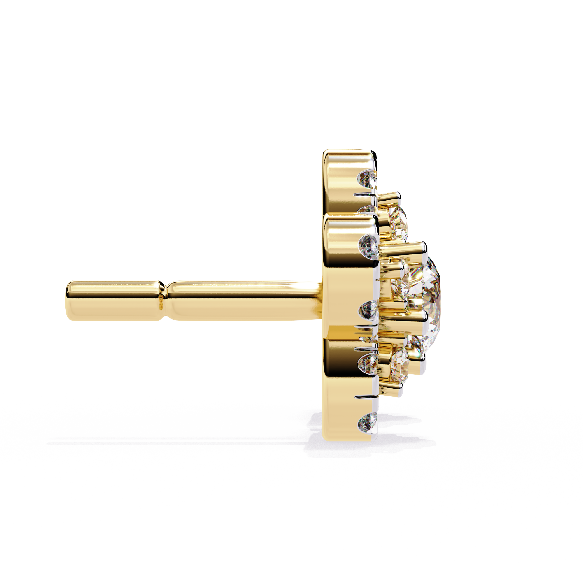 Golden Crystal Earrings