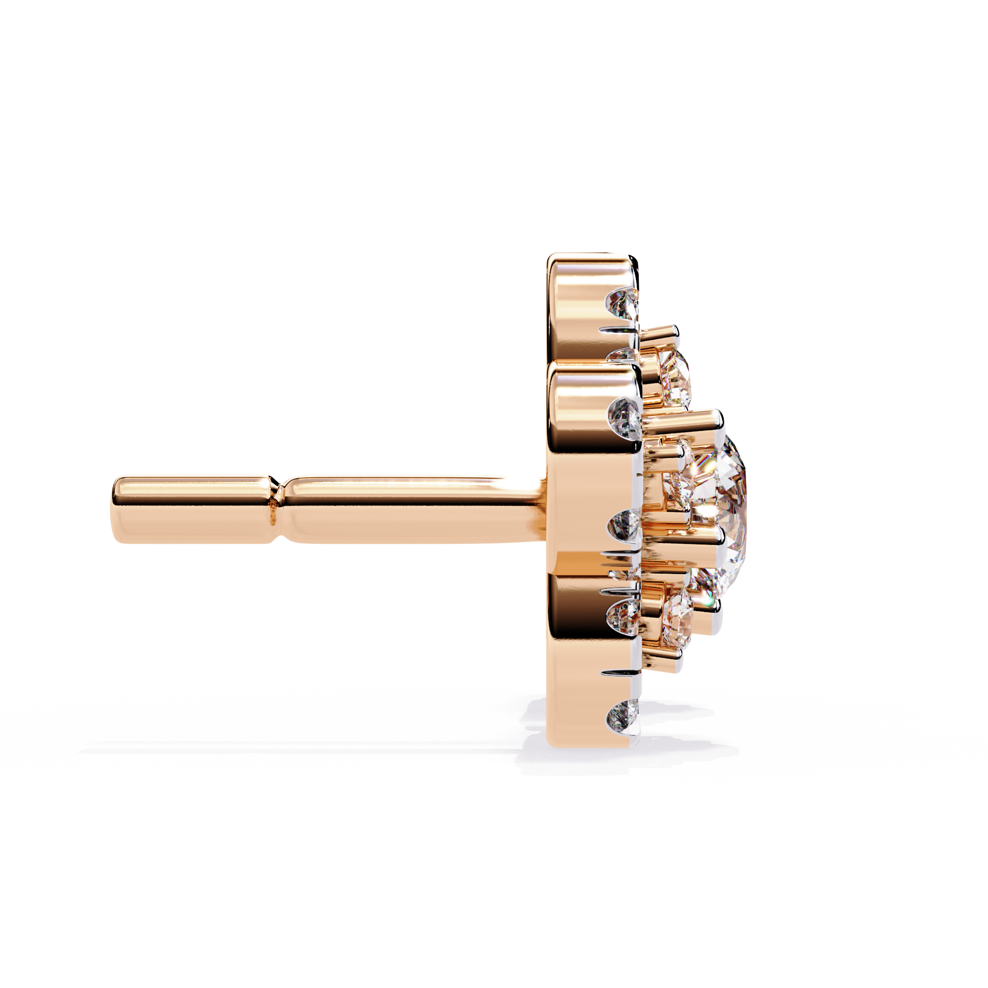 Golden Crystal Earrings