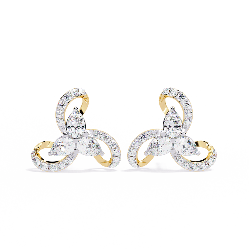 Ember Shine Diamond Earrings