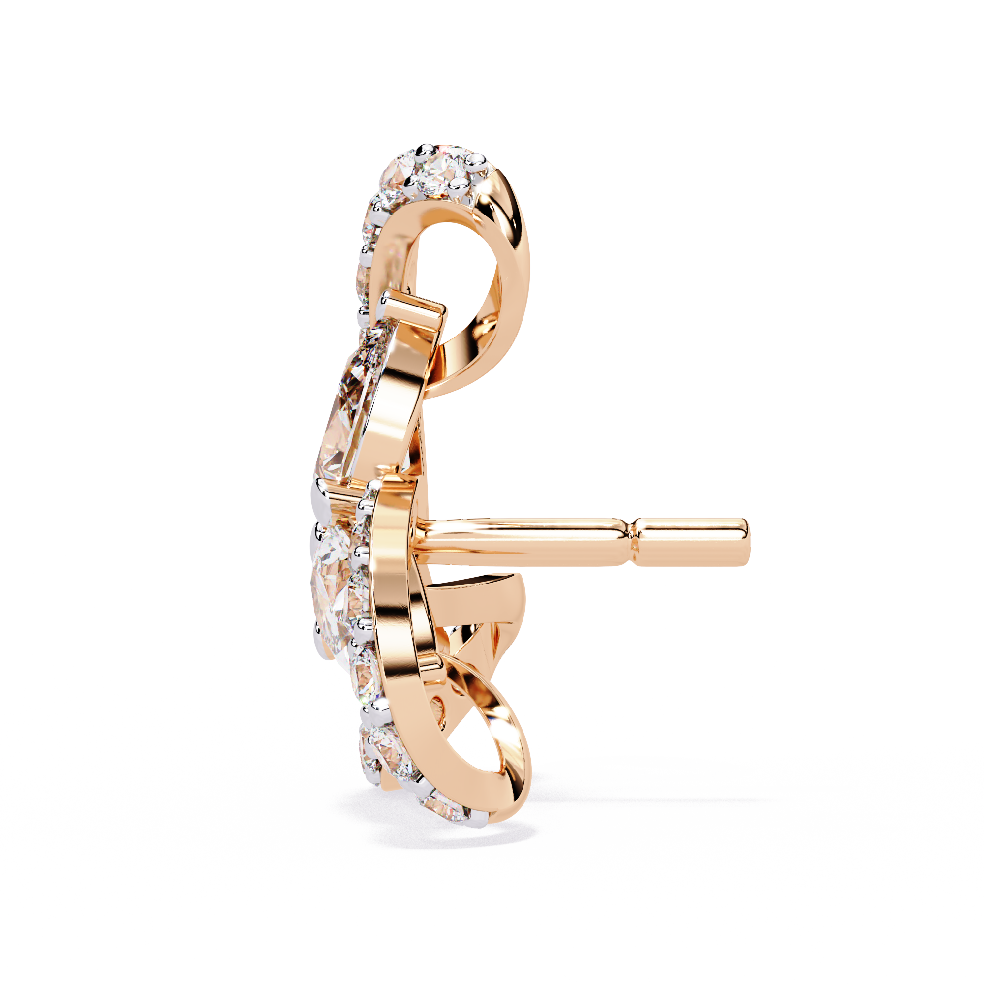 Ember Shine Diamond Earrings