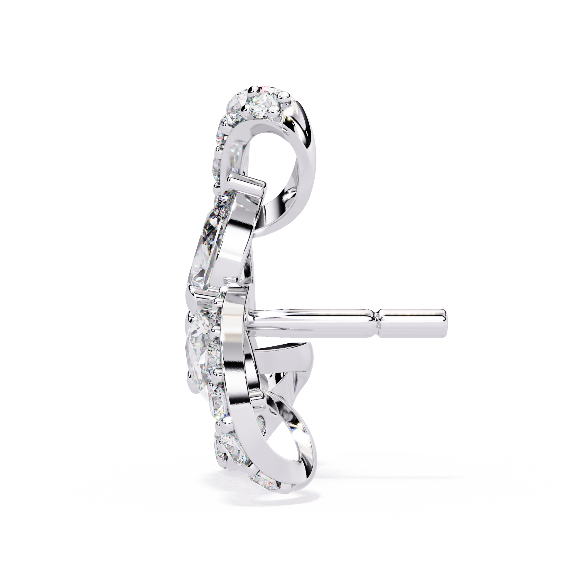 Ember Shine Diamond Earrings