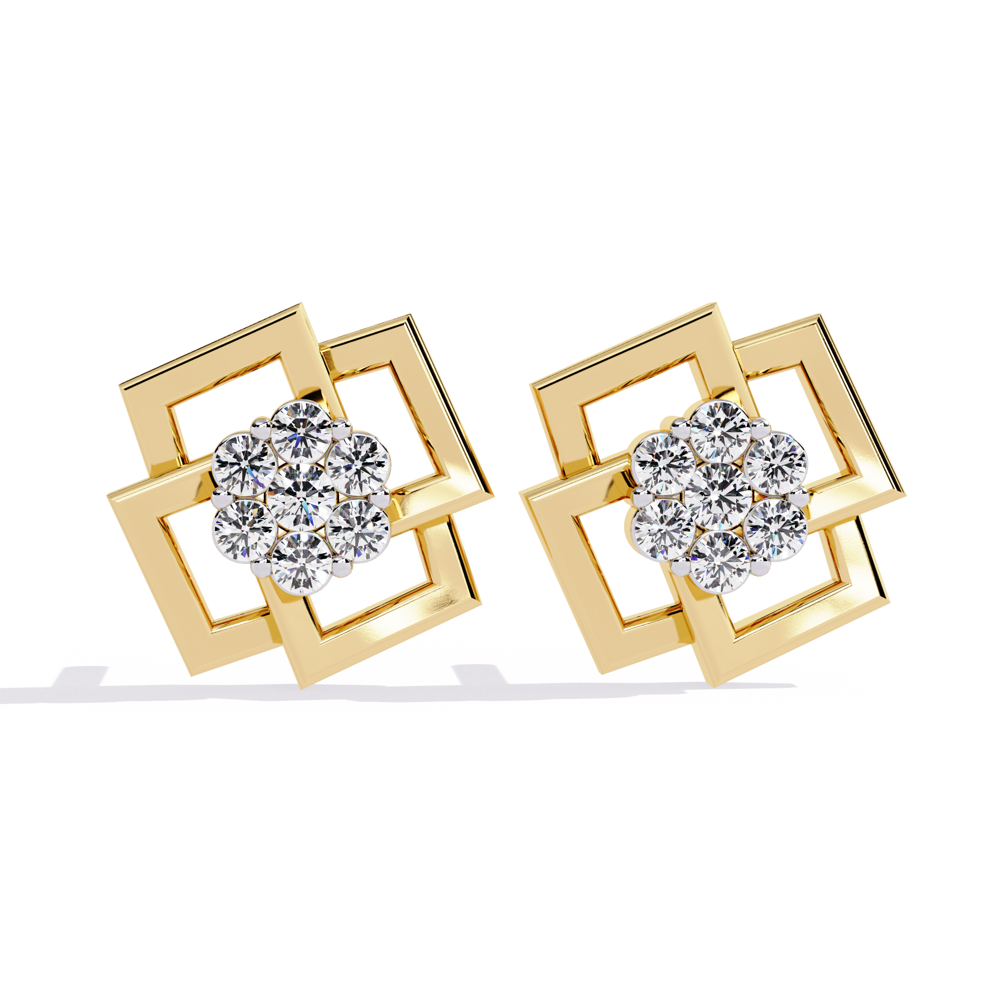 Flare Glow Diamond Earrings