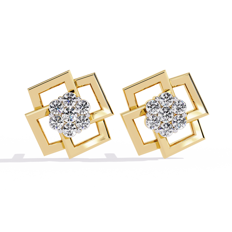 Flare Glow Diamond Earrings