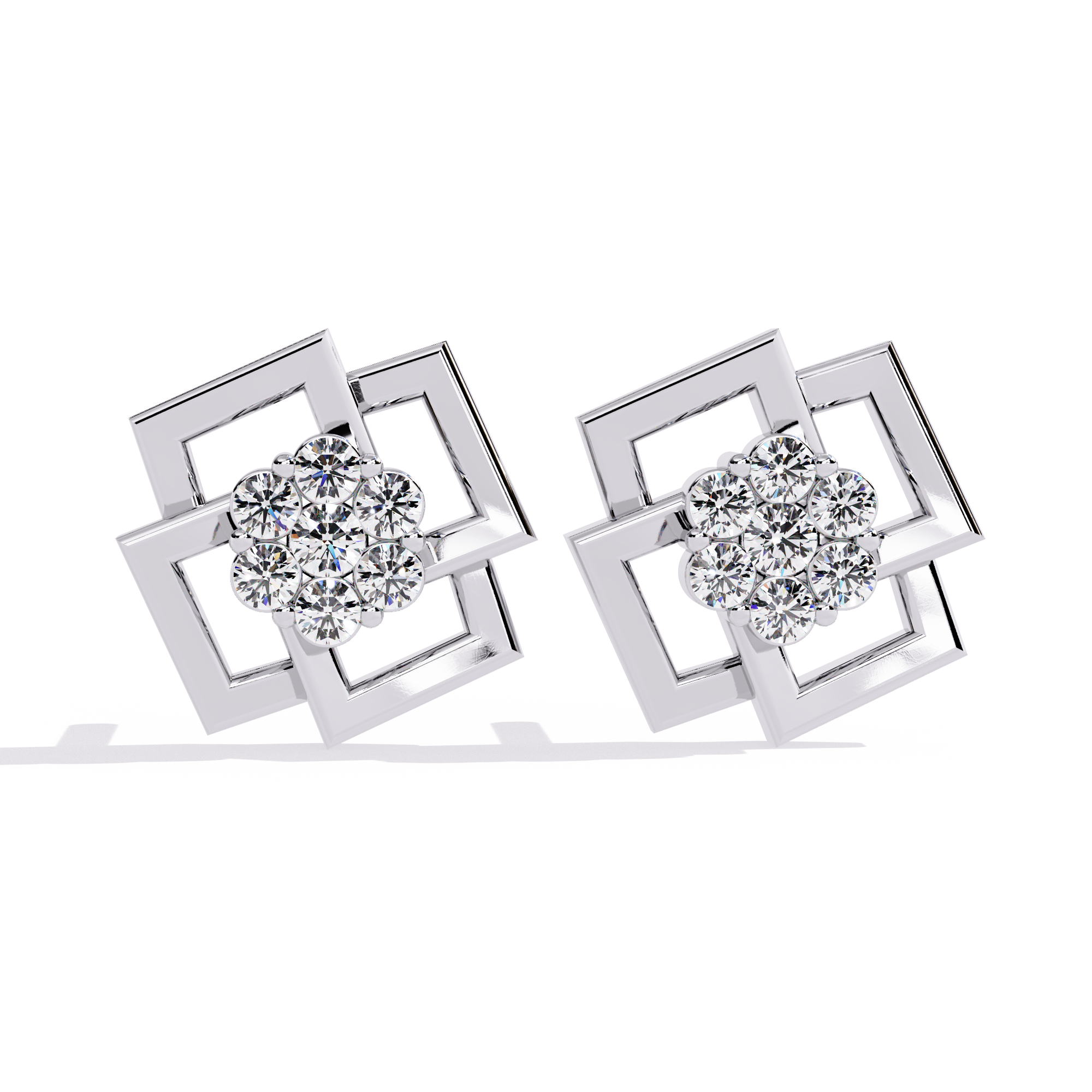 Flare Glow Diamond Earrings