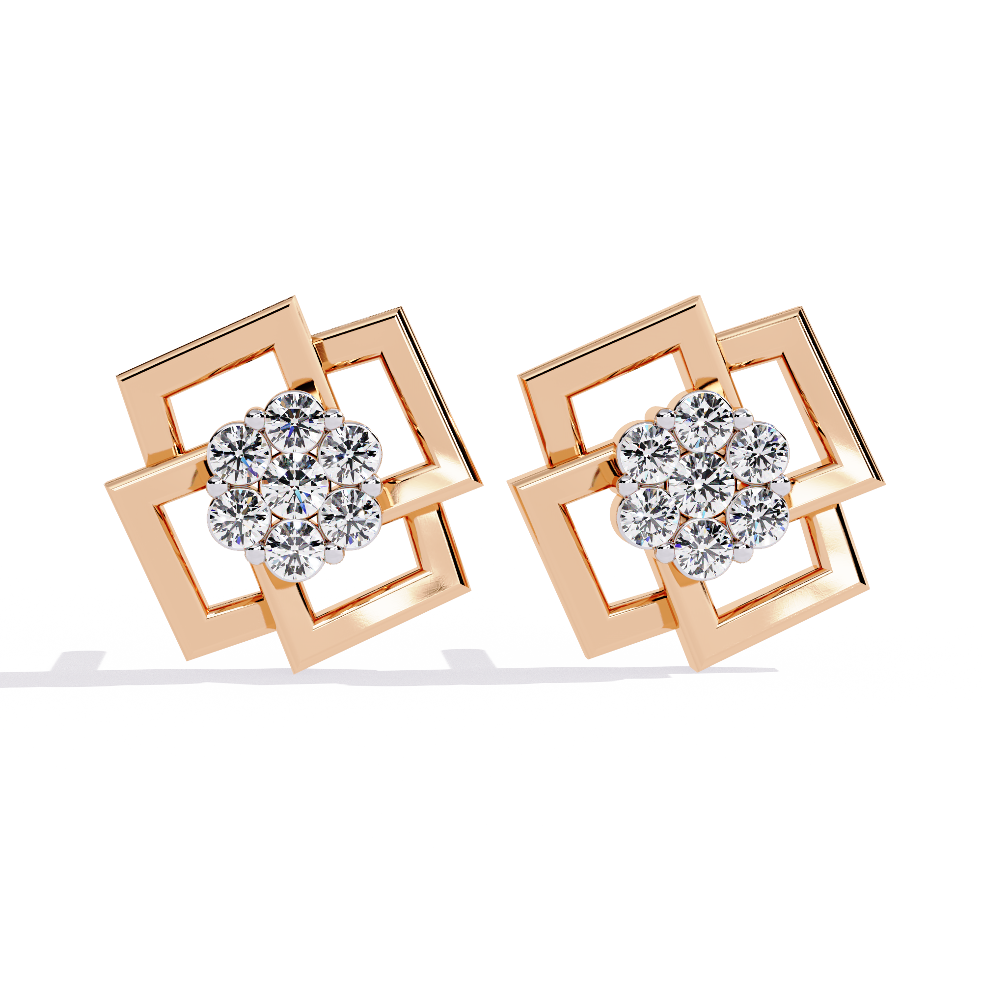 Flare Glow Diamond Earrings