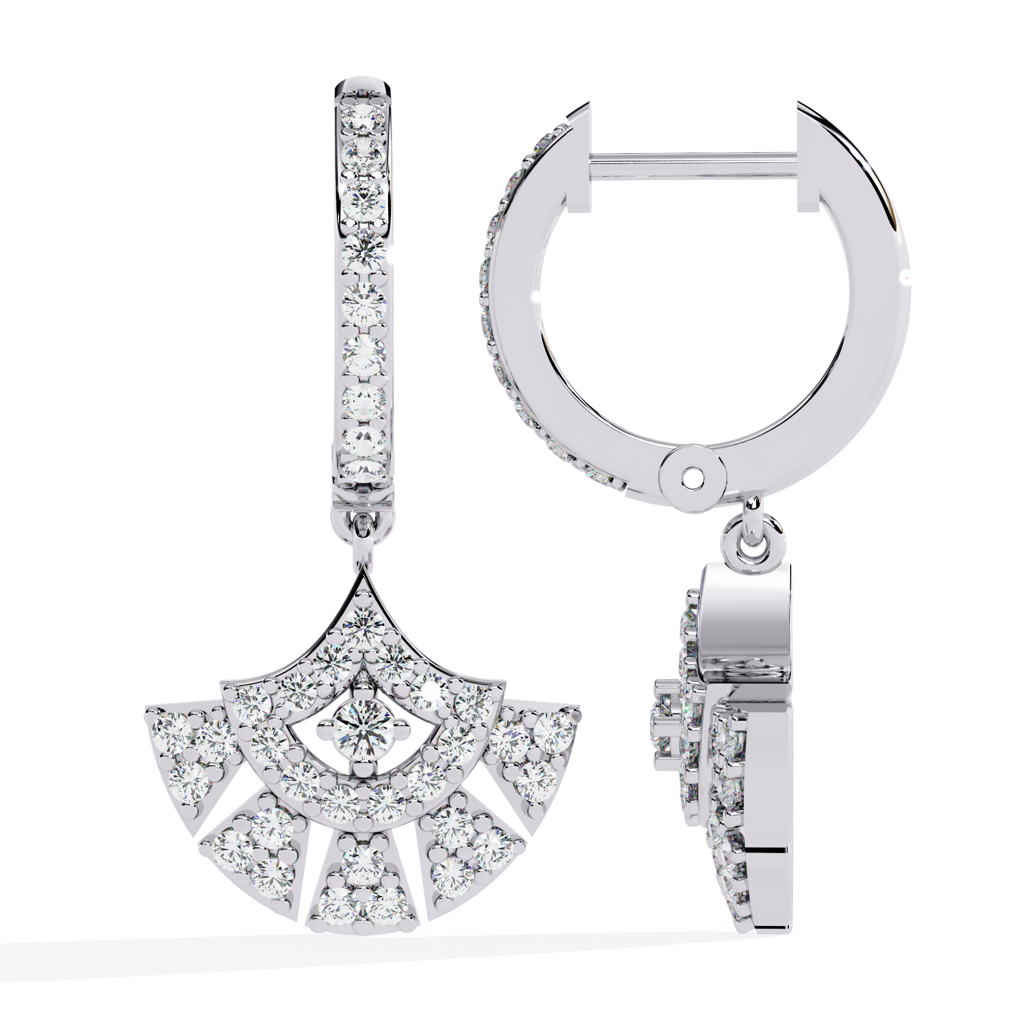 Twilight Flow Pearl Earrings