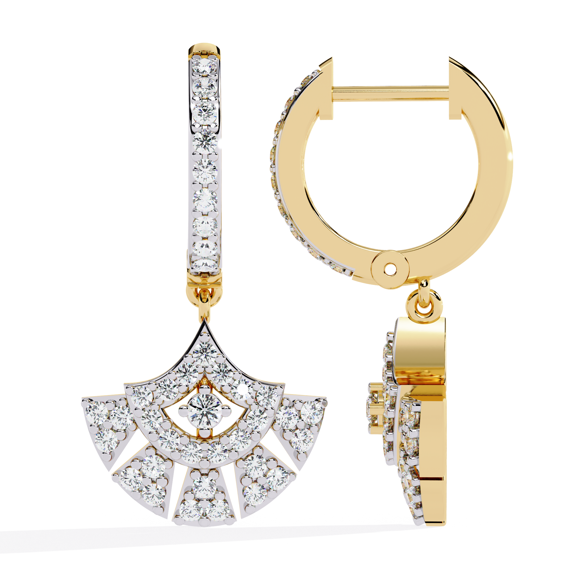 Twilight Flow Pearl Earrings