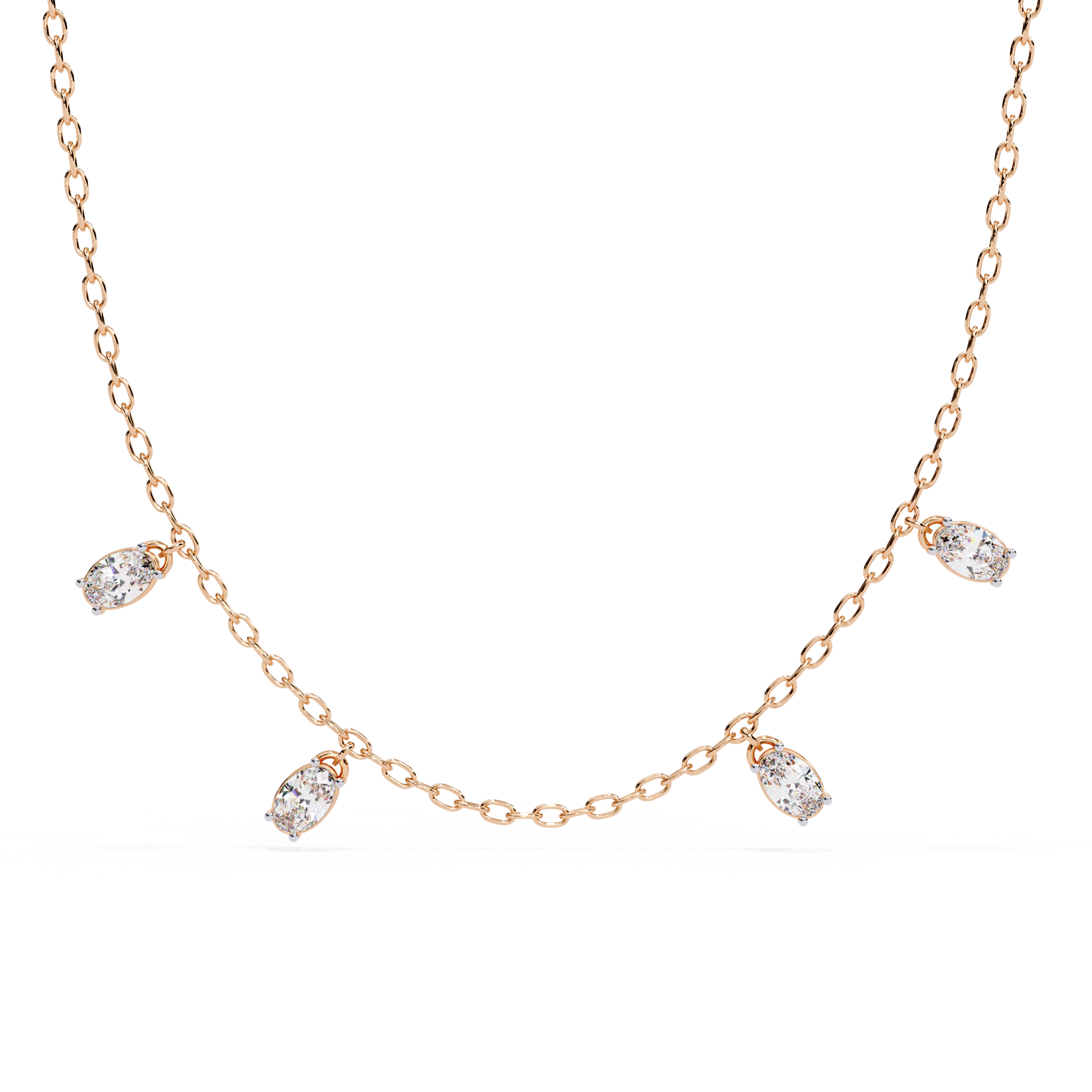 Serene Halo Pearl Necklace