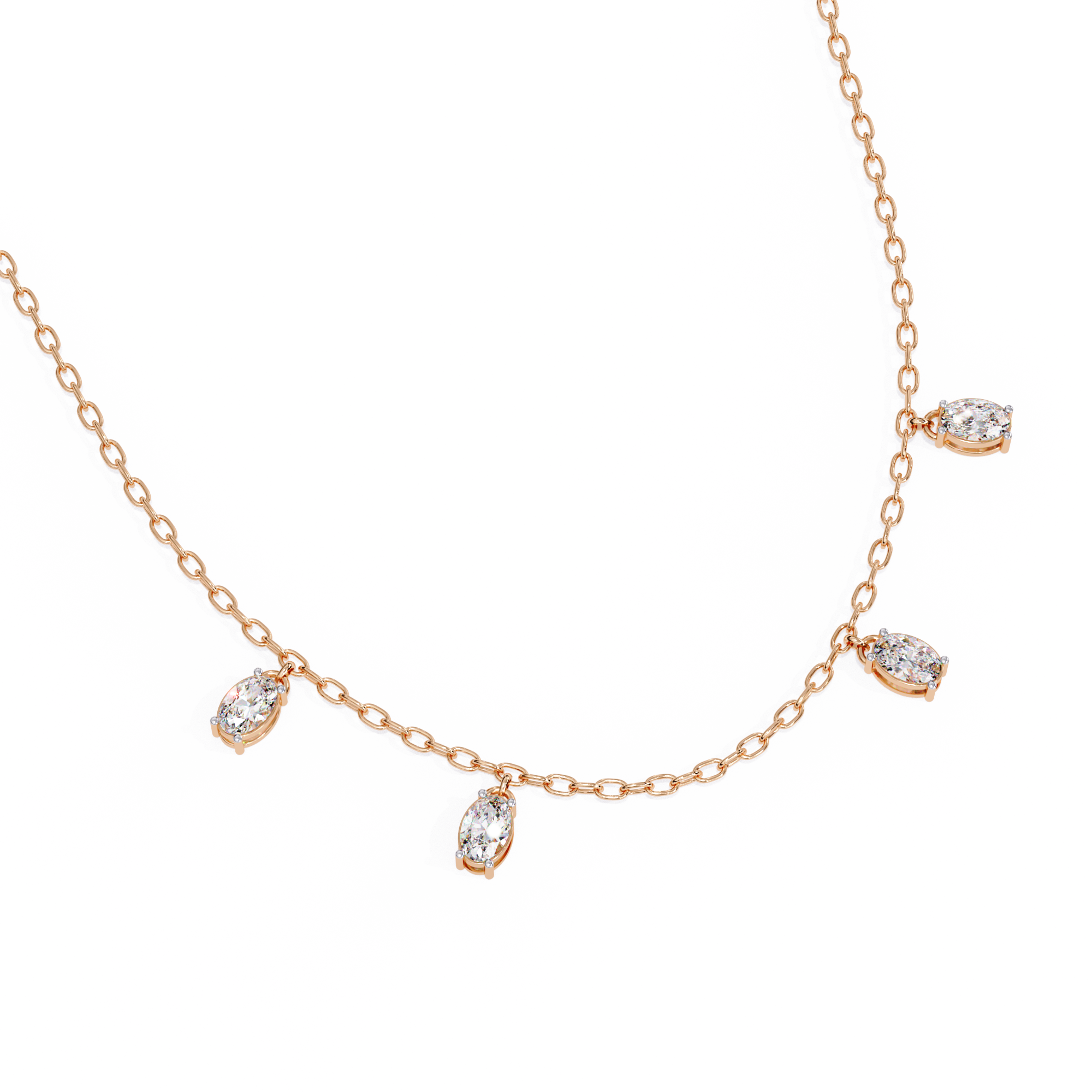 Serene Halo Pearl Necklace