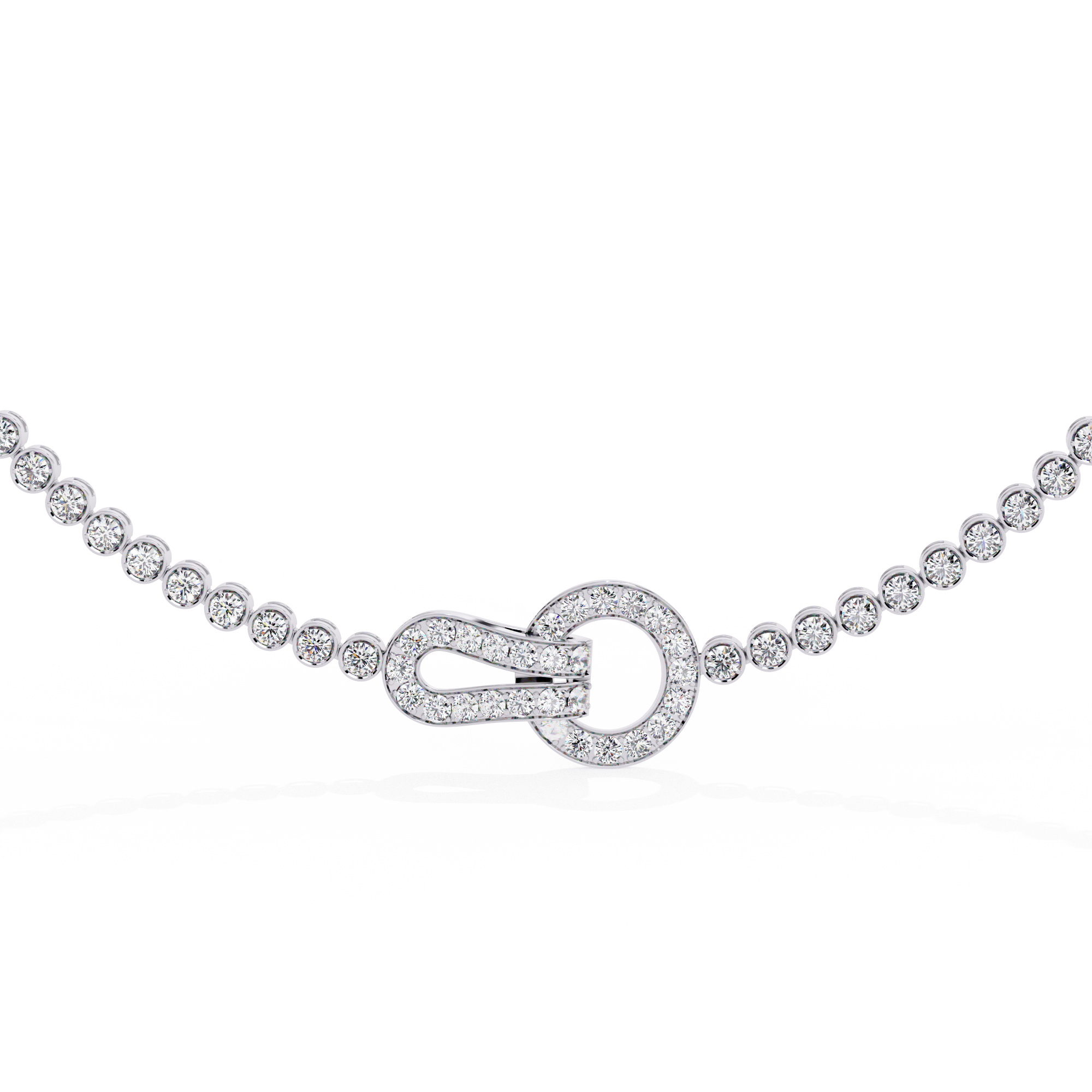 Frosted Edge Necklace