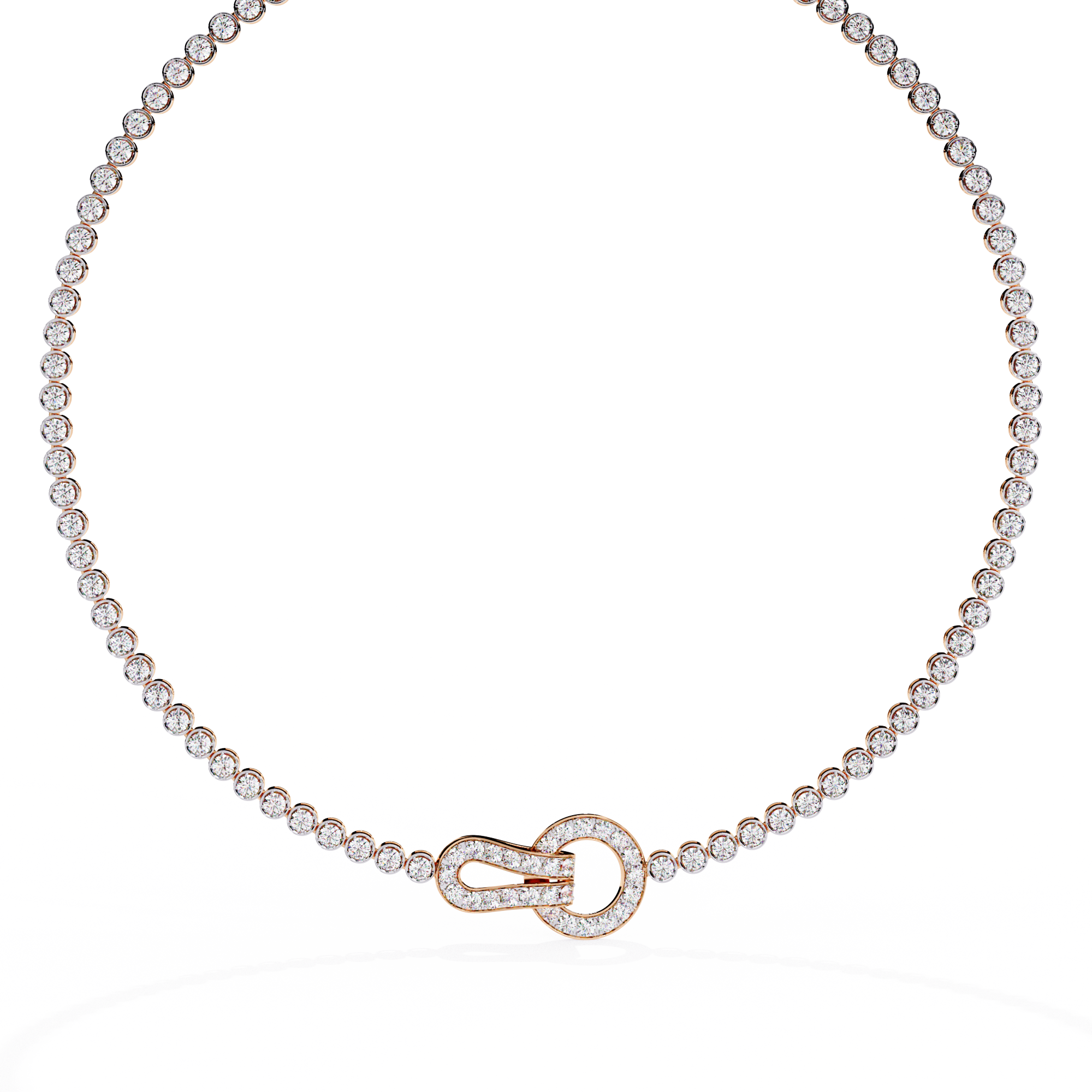 Frosted Edge Necklace