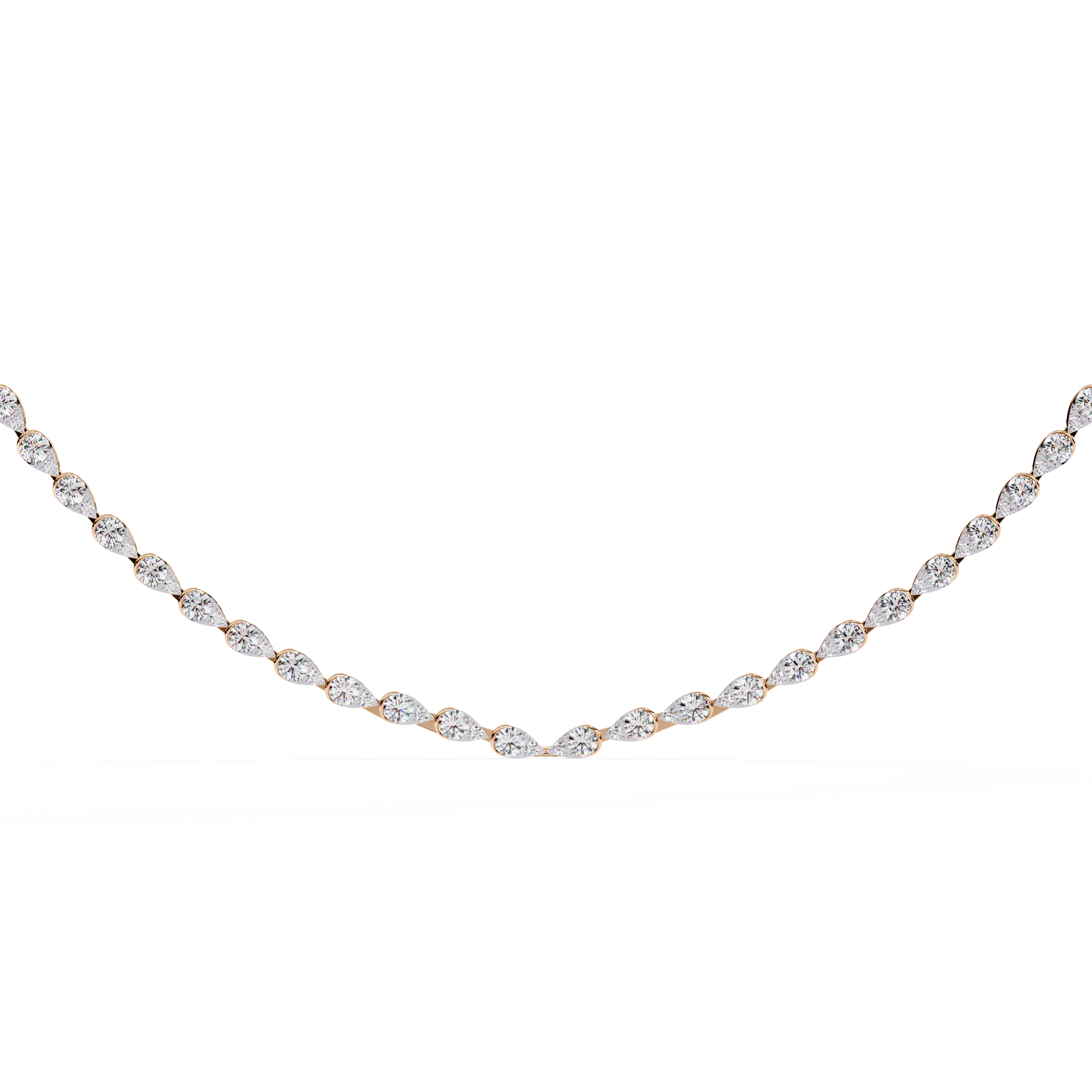 Luxe Fire Diamond Necklace