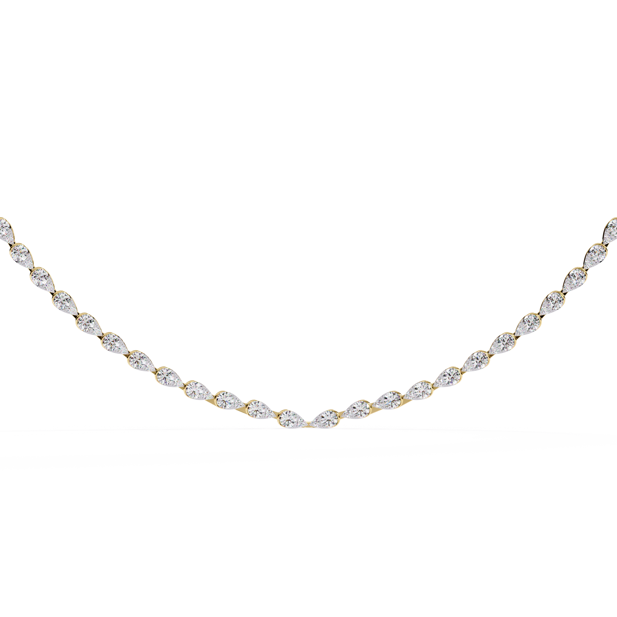 Luxe Fire Diamond Necklace