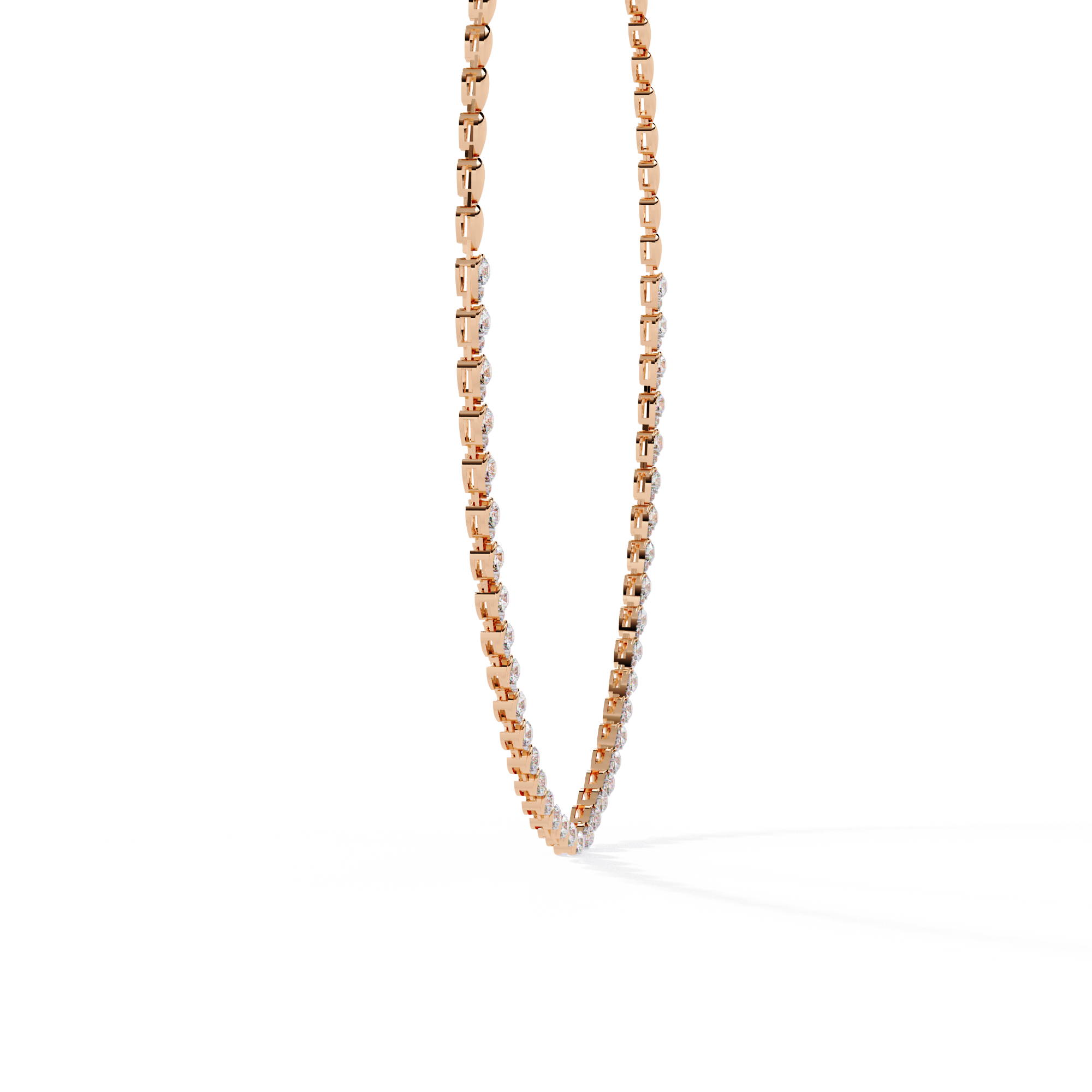 Luxe Fire Diamond Necklace