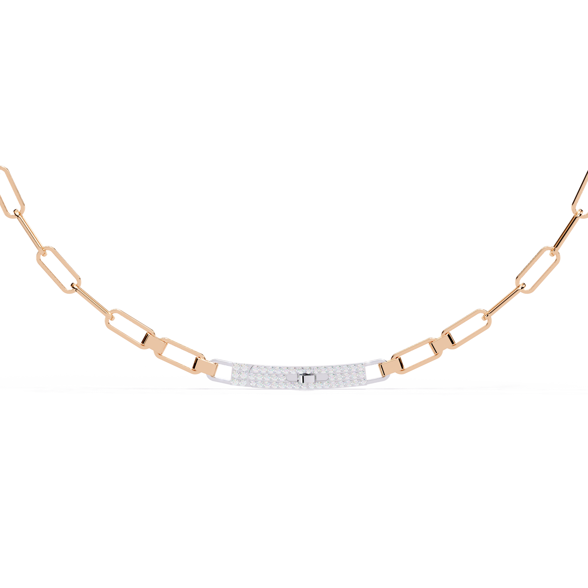 Golden Mist Horizon Necklace