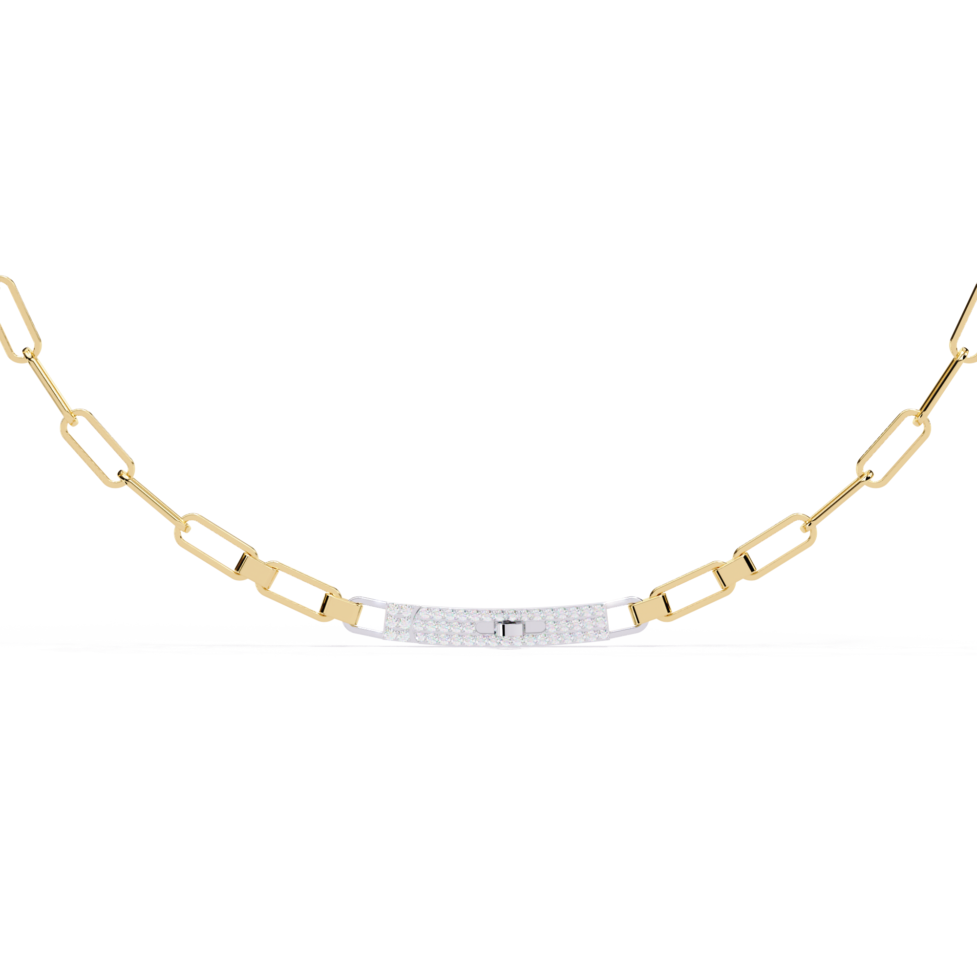 Golden Mist Horizon Necklace