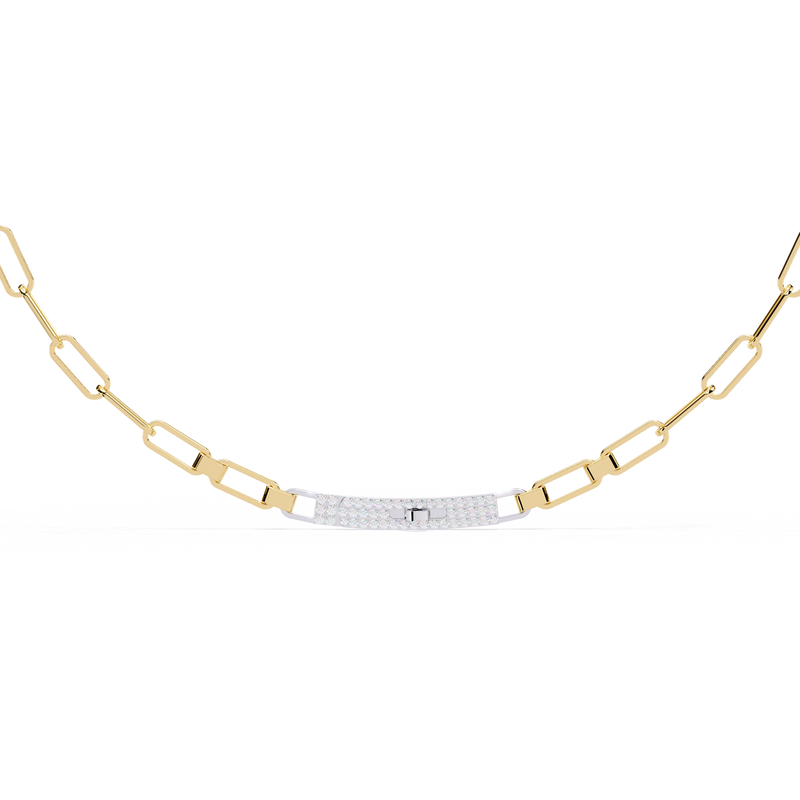Golden Mist Horizon Necklace