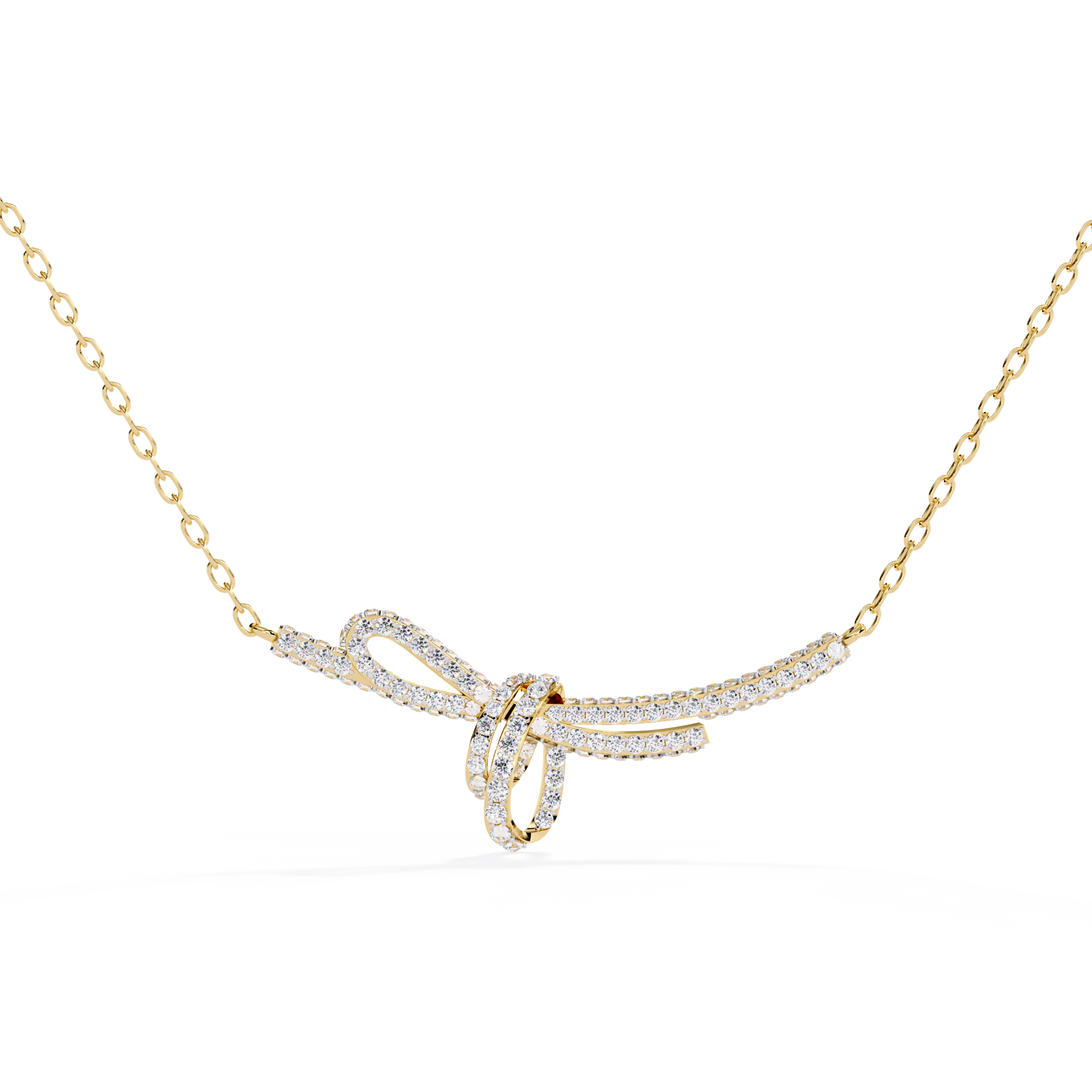 Crystal Bloom Diamond Necklace