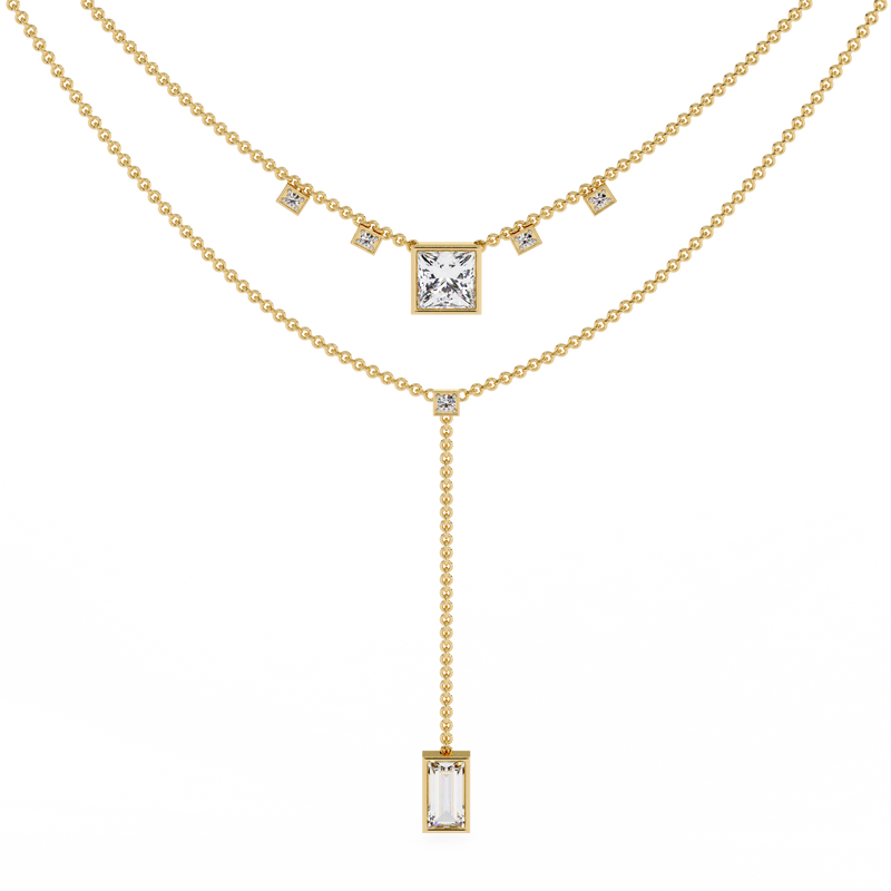 Radiant Kiss Diamond Necklace