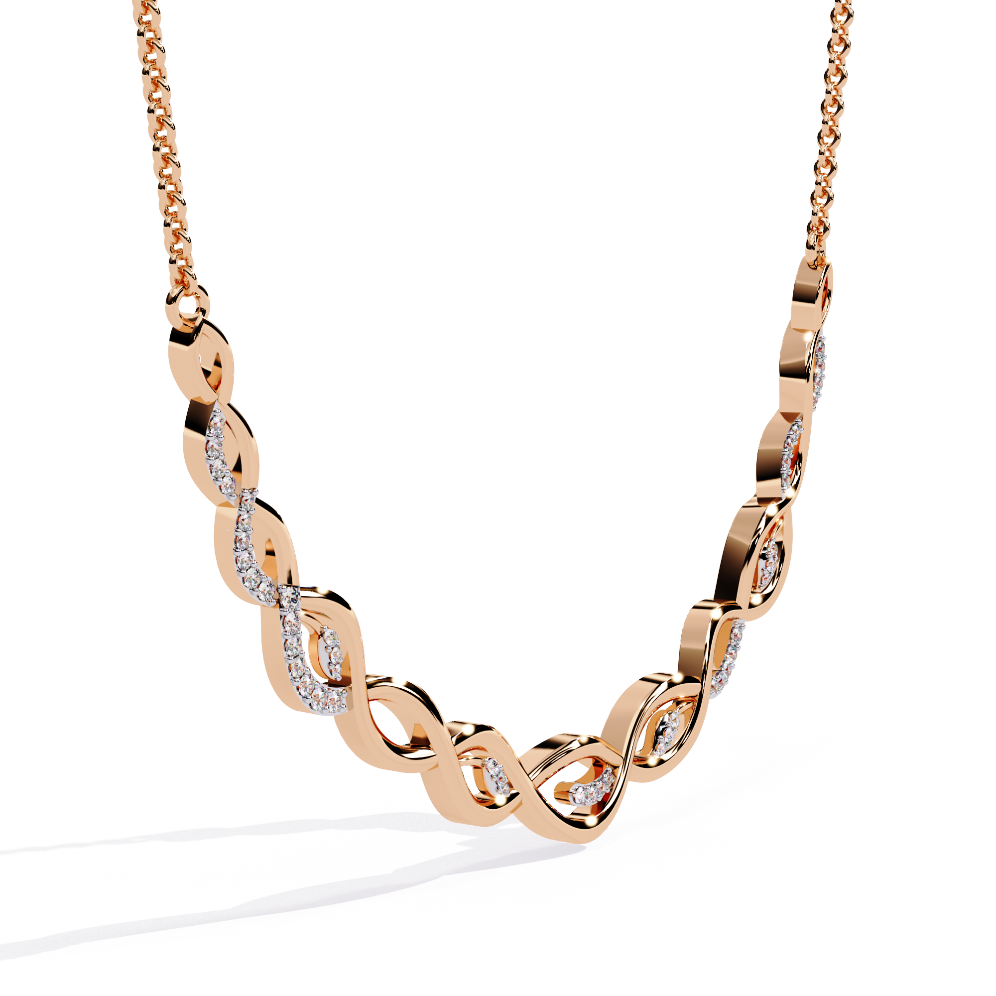 Regal Dusk Diamond Necklace
