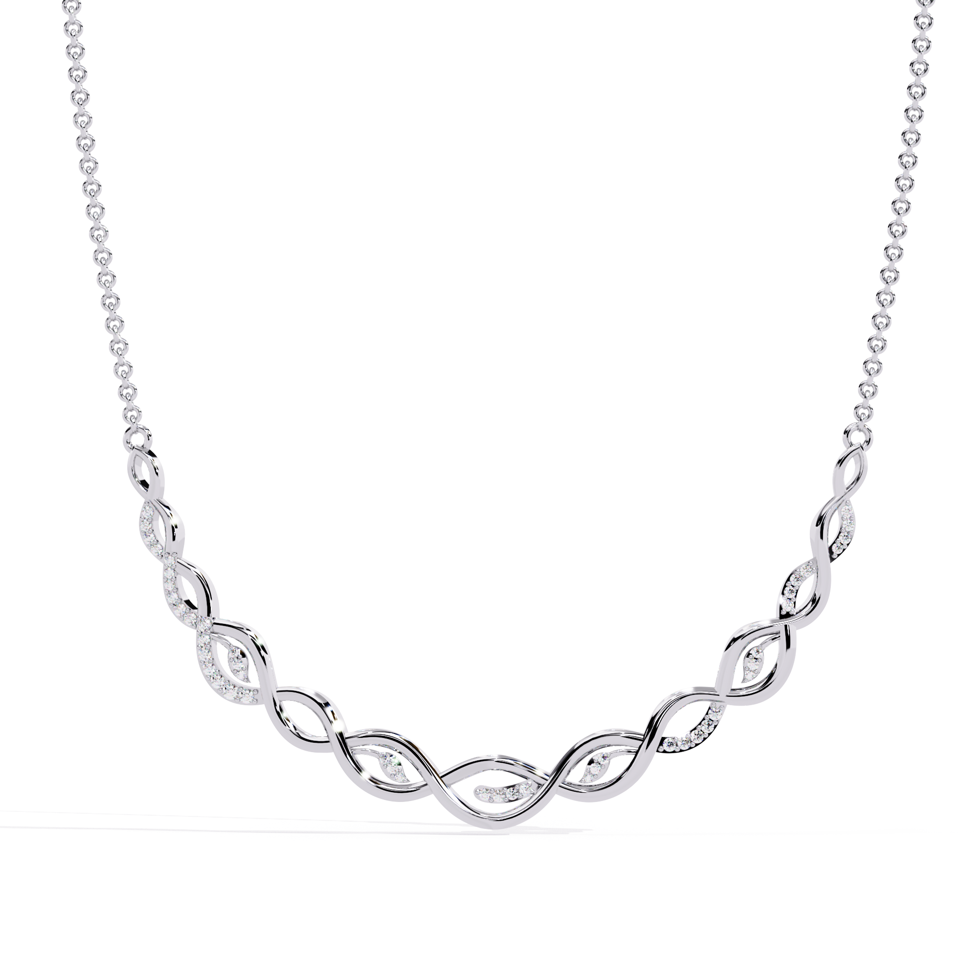 Regal Dusk Diamond Necklace