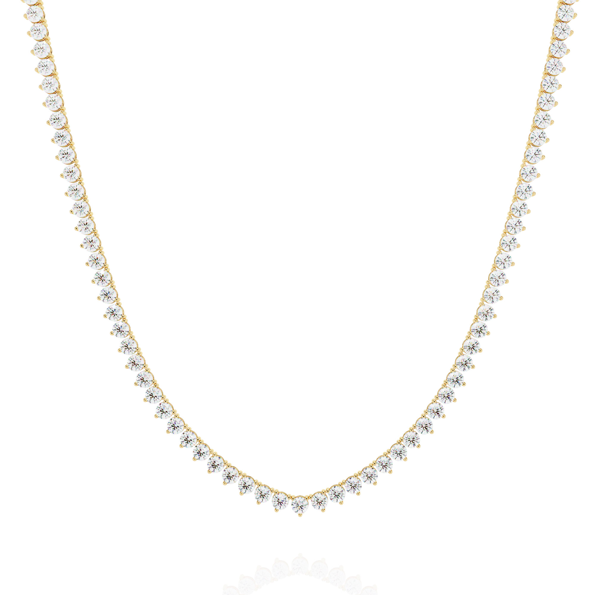 Twilight Curve Diamond Necklace