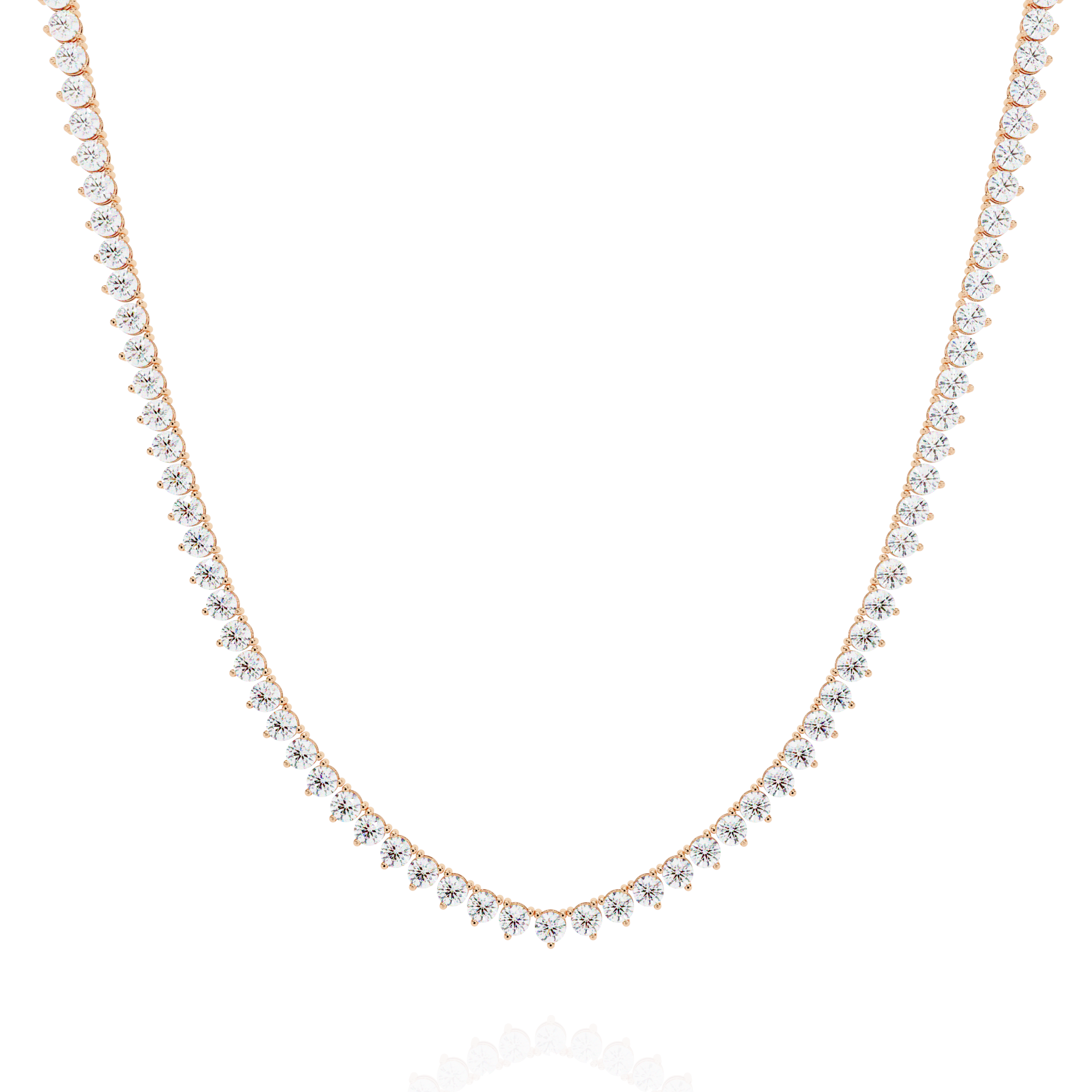 Twilight Curve Diamond Necklace