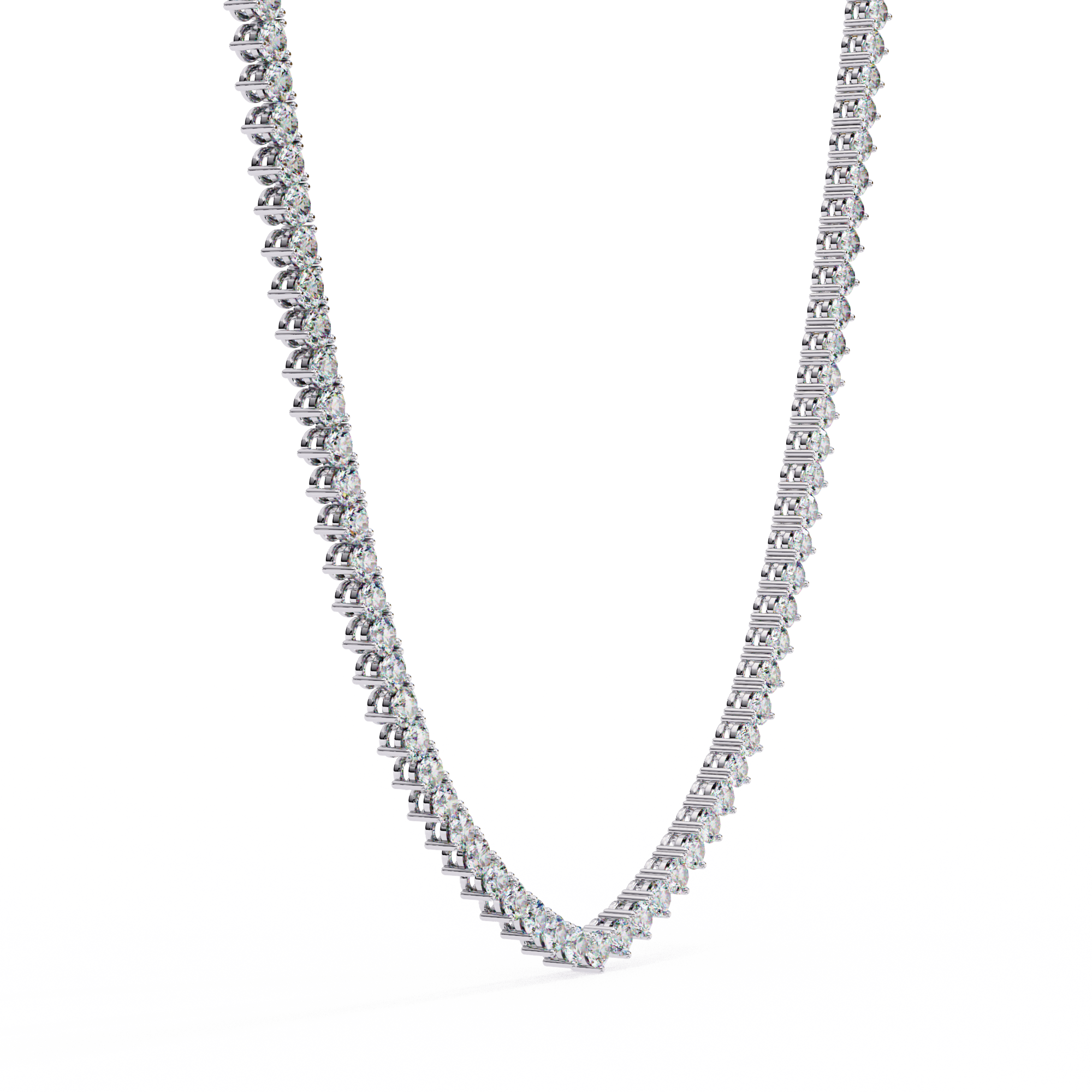 Twilight Curve Diamond Necklace