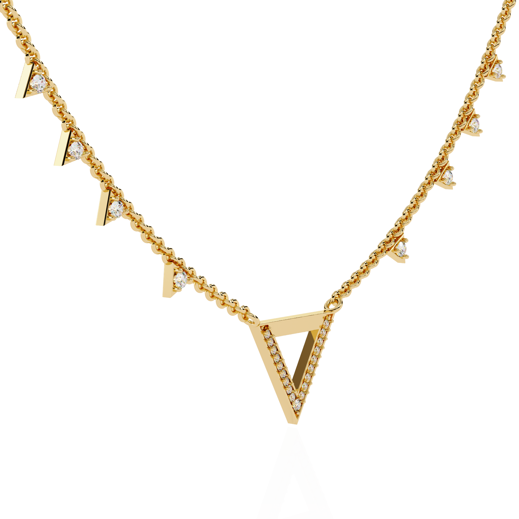 Golden Trail Necklace