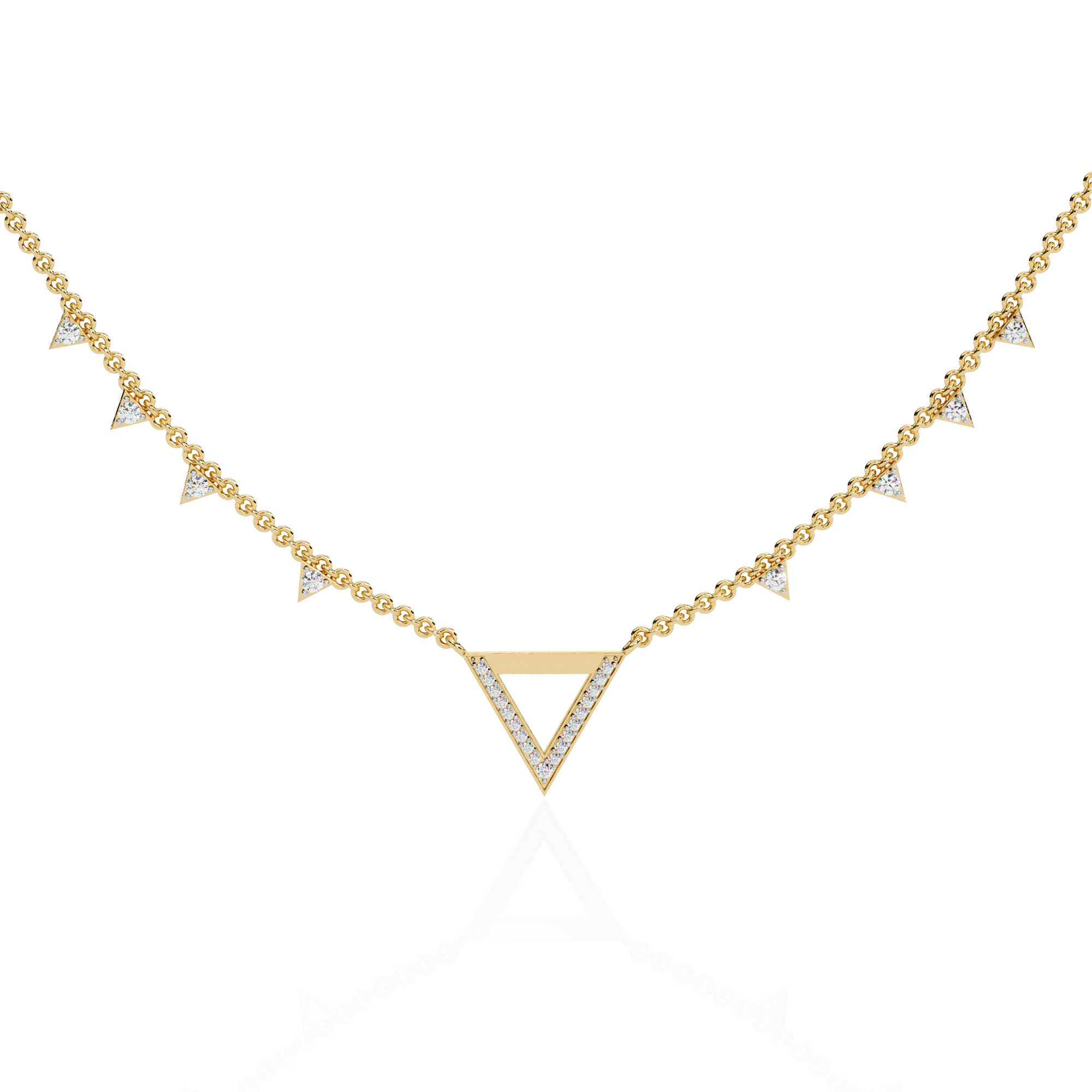 Golden Trail Necklace