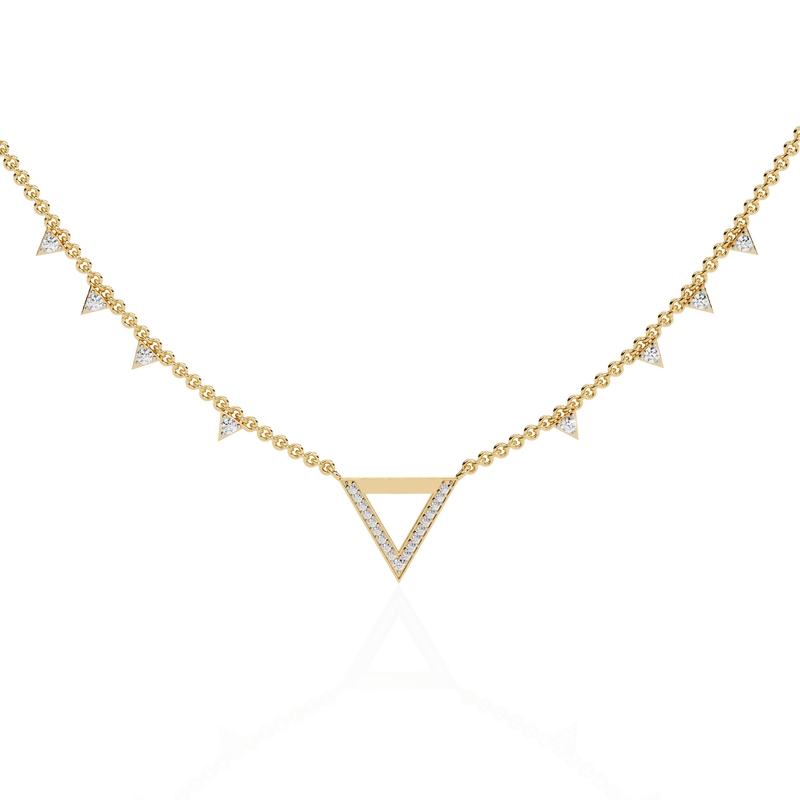Golden Trail Necklace
