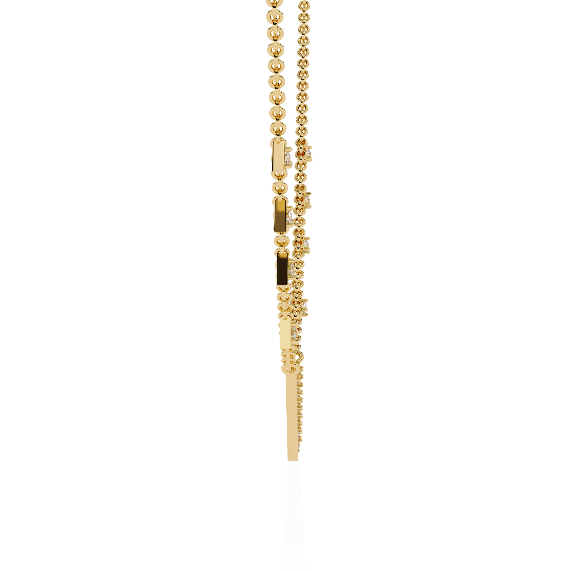 Golden Trail Necklace