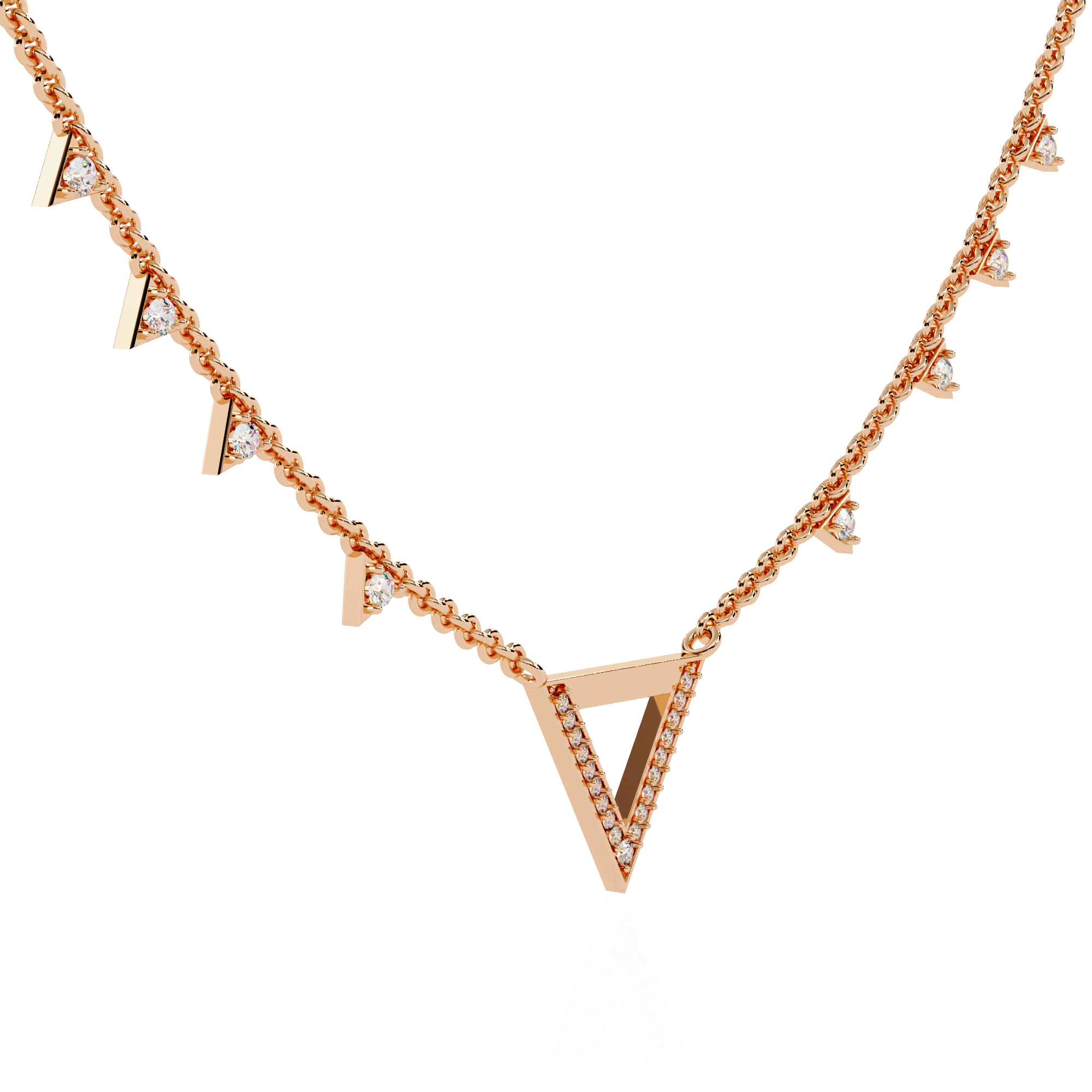 Golden Trail Necklace