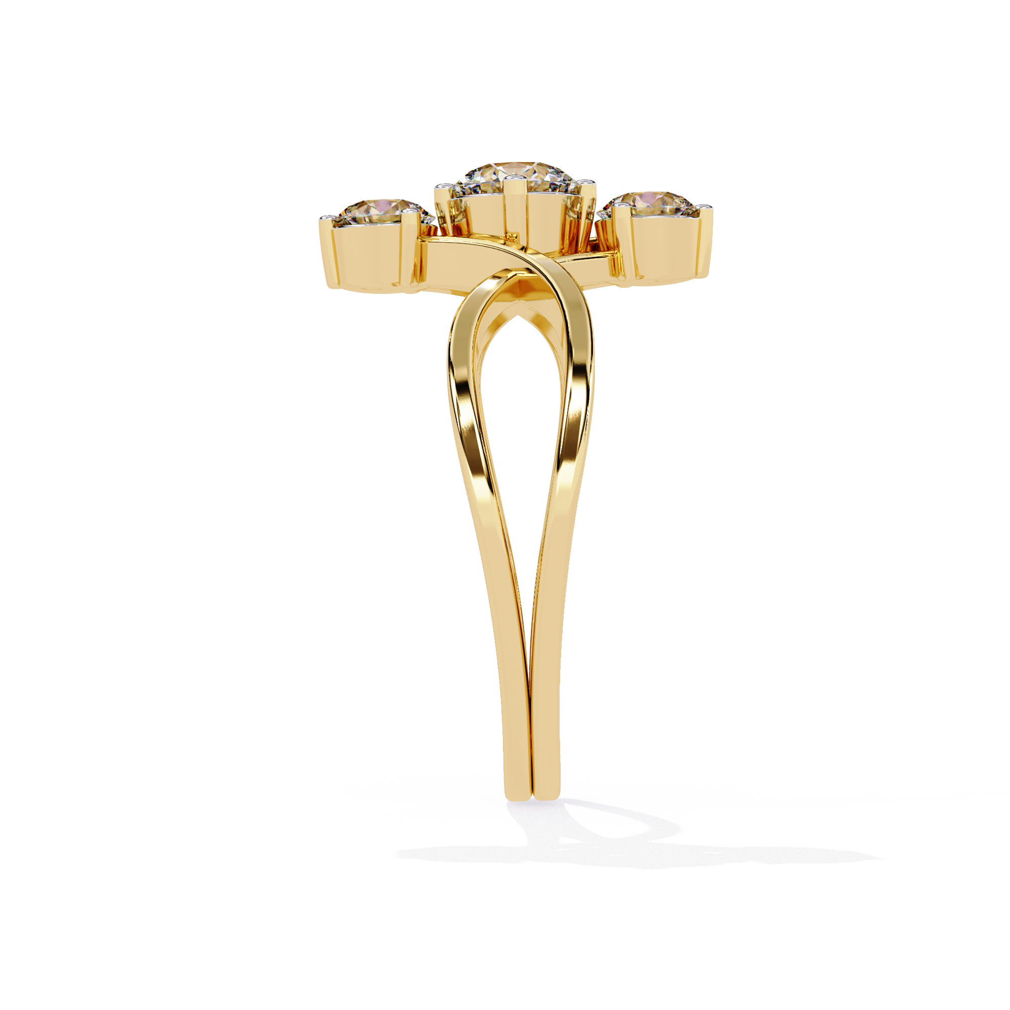 Golden Mirage Diamond Ring