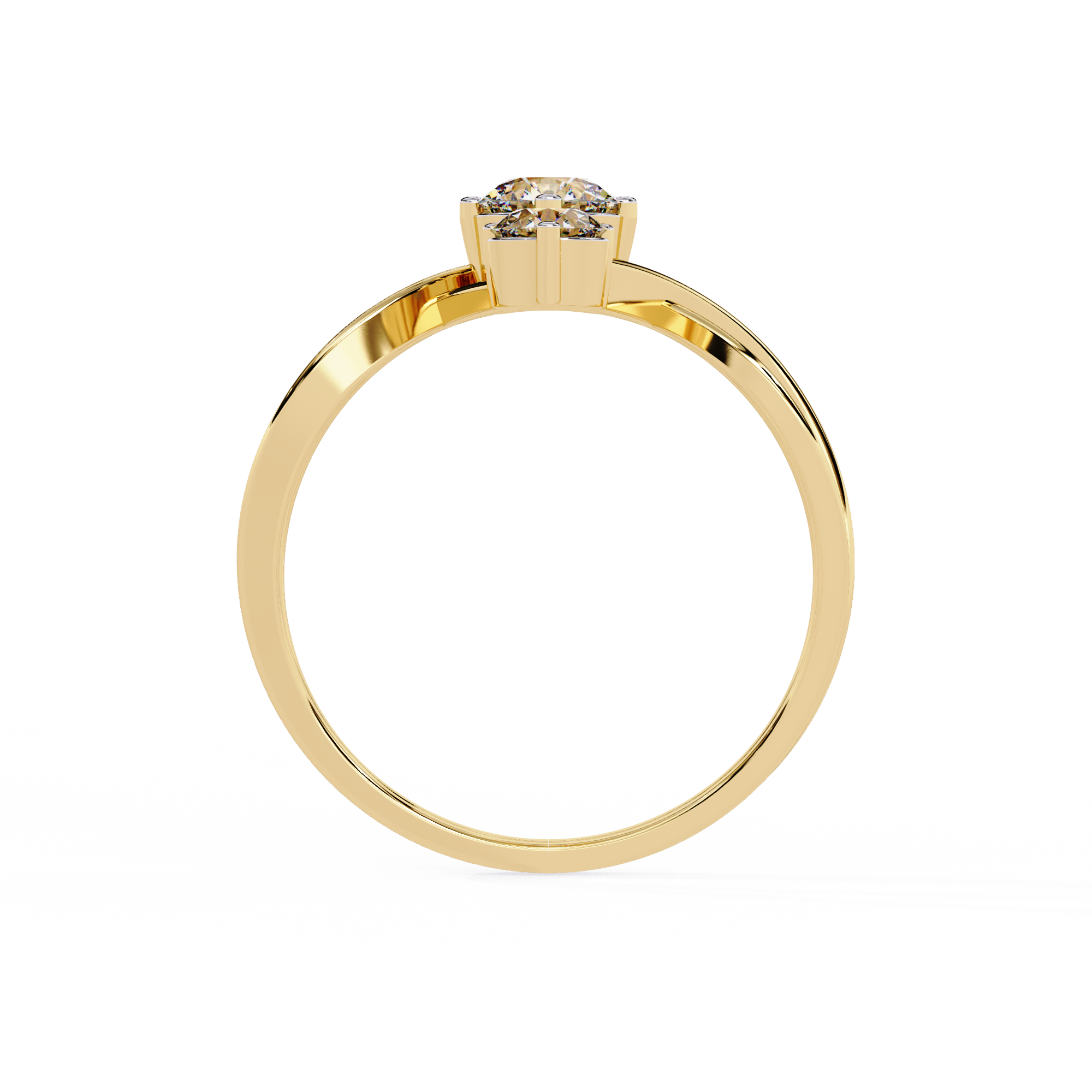 Golden Mirage Diamond Ring