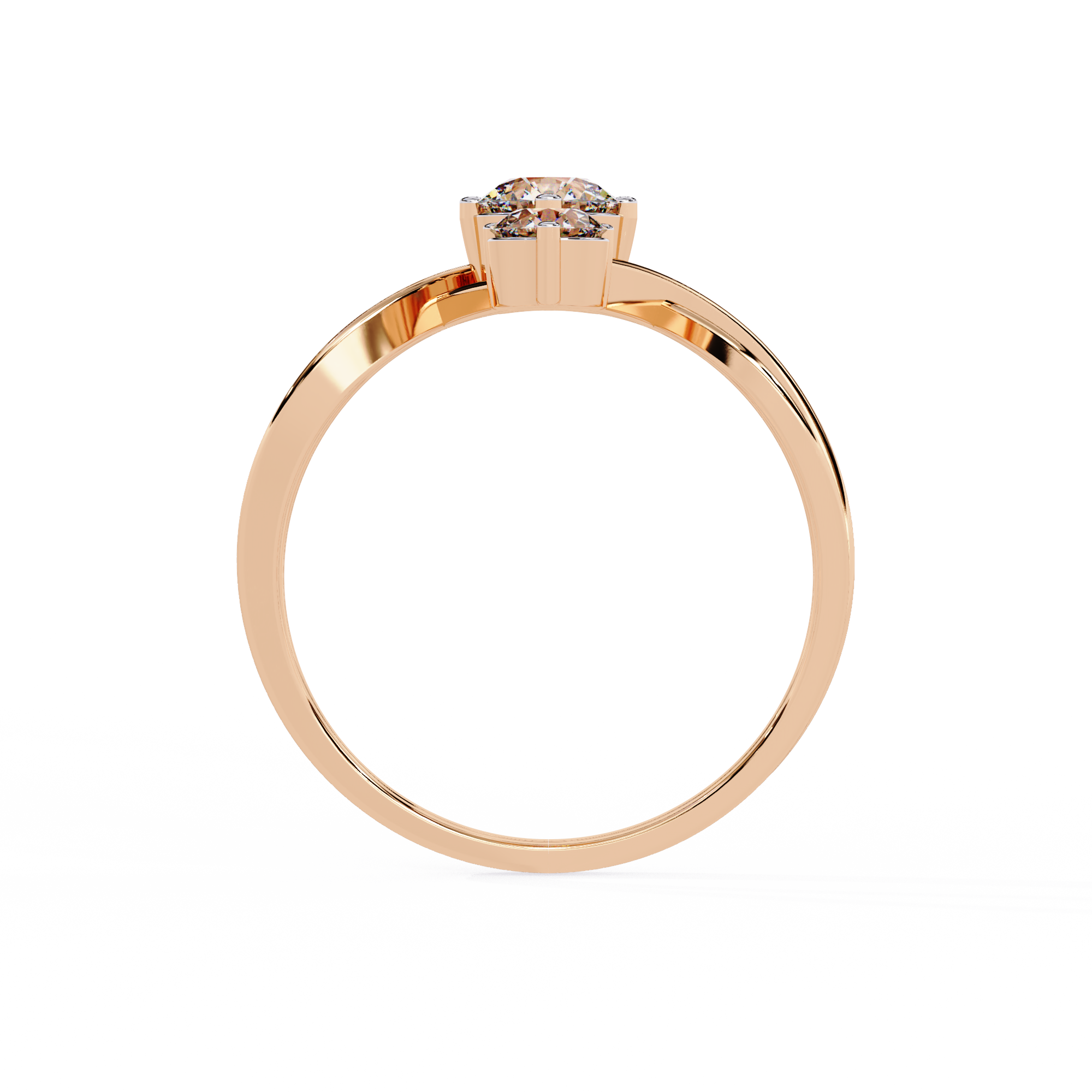 Golden Mirage Diamond Ring