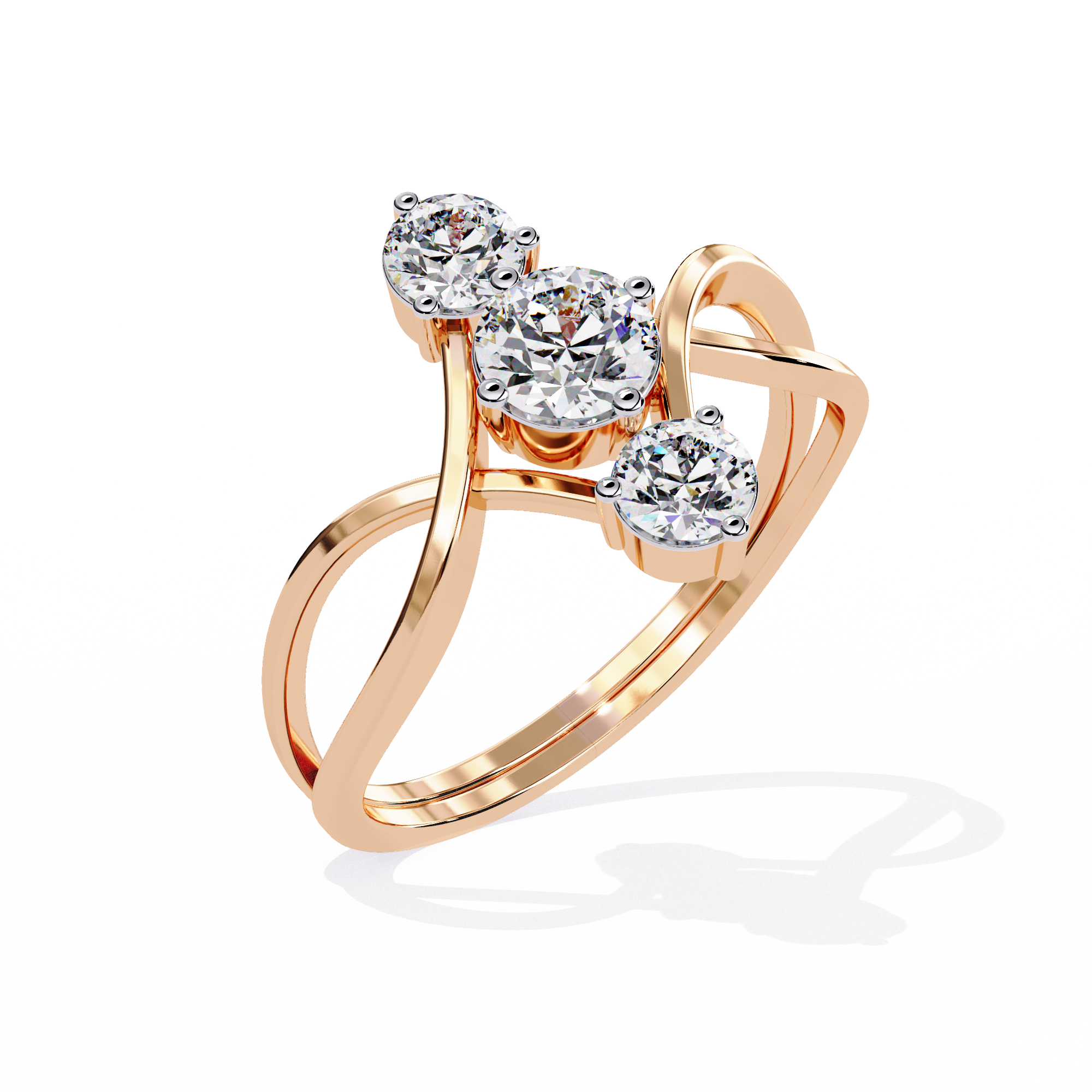 Golden Mirage Diamond Ring