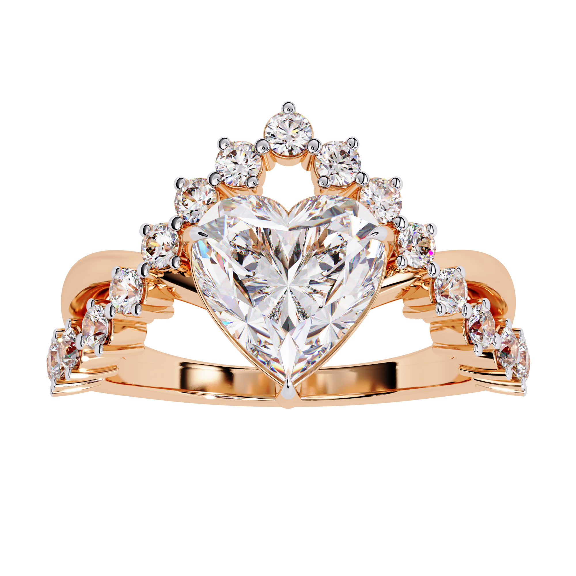 Starlight Crest Diamond Ring