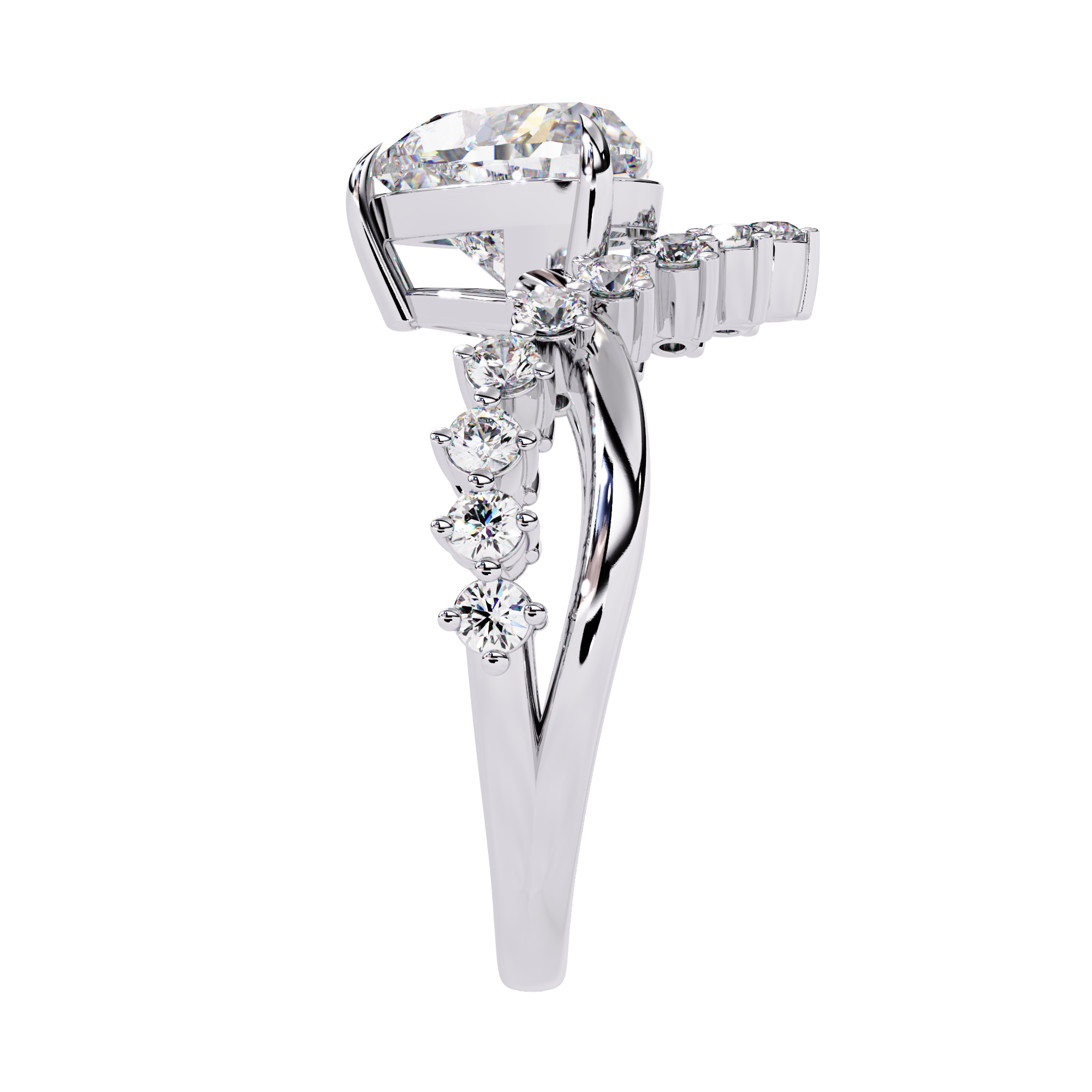 Starlight Crest Diamond Ring