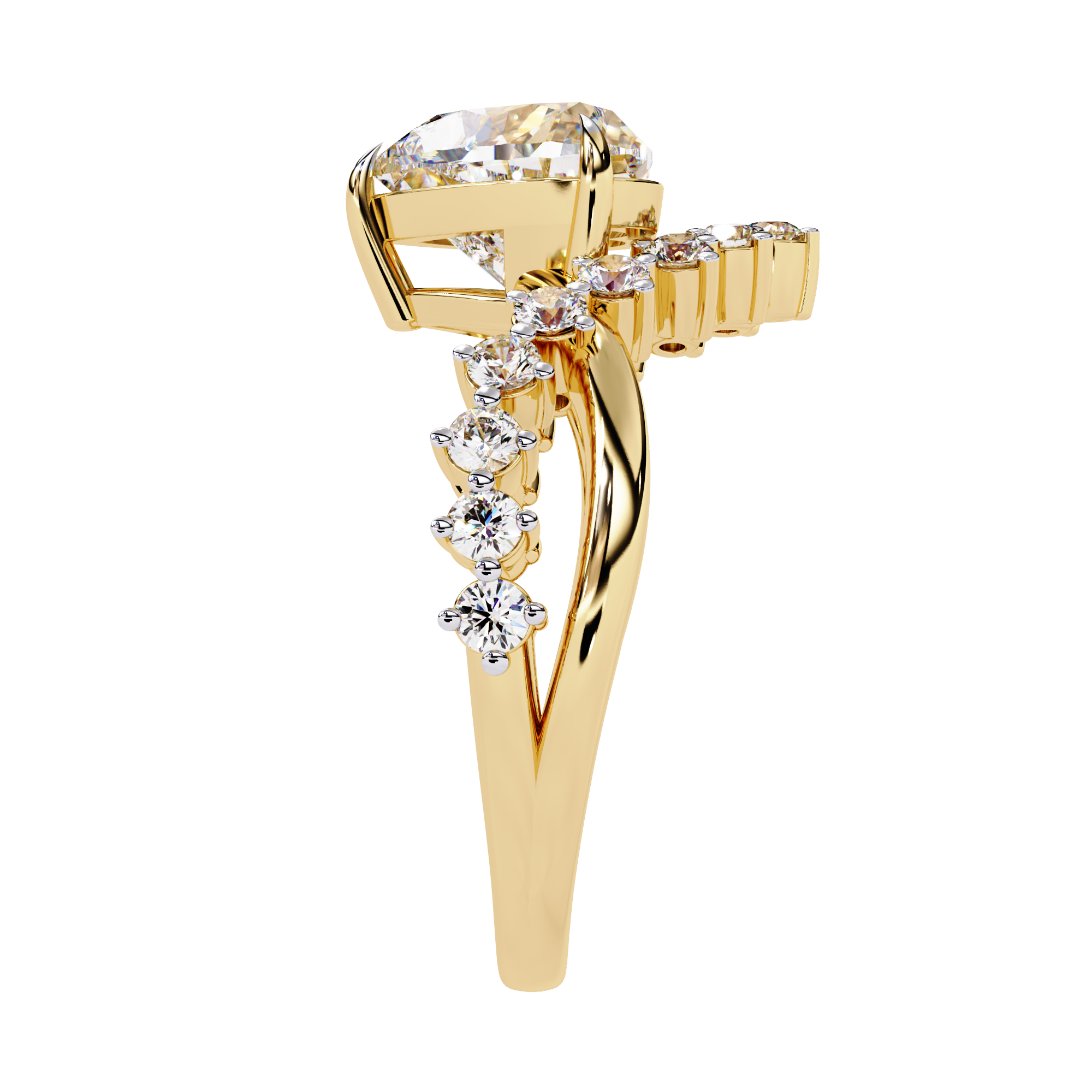 Starlight Crest Diamond Ring