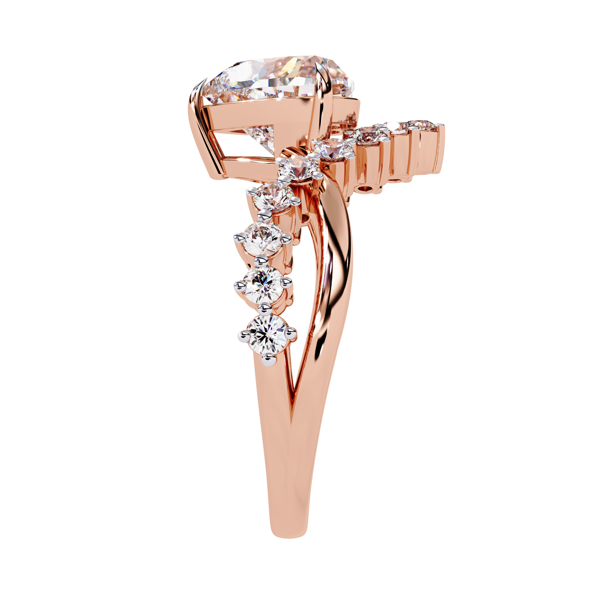 Starlight Crest Diamond Ring