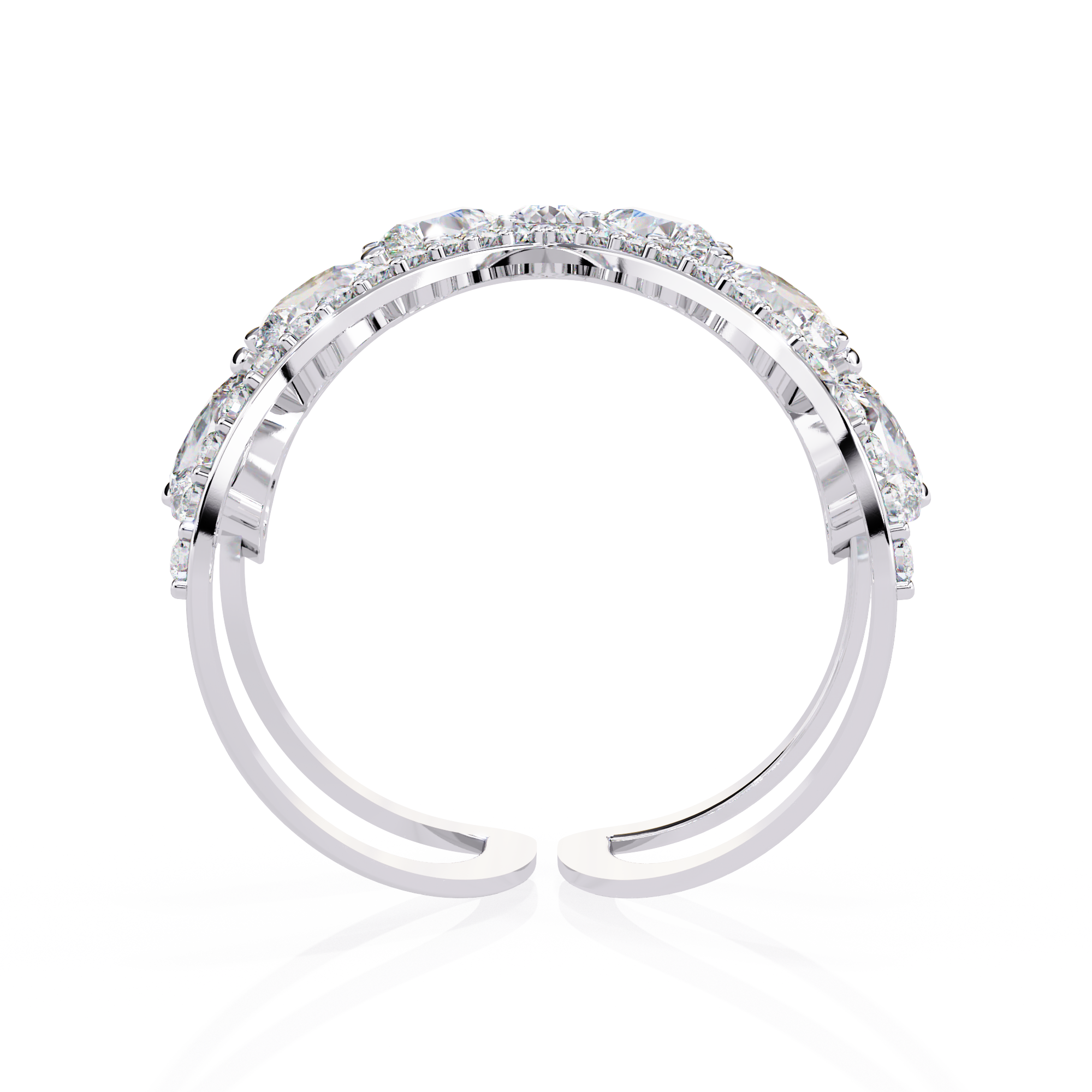 Solar Ember Halo Ring