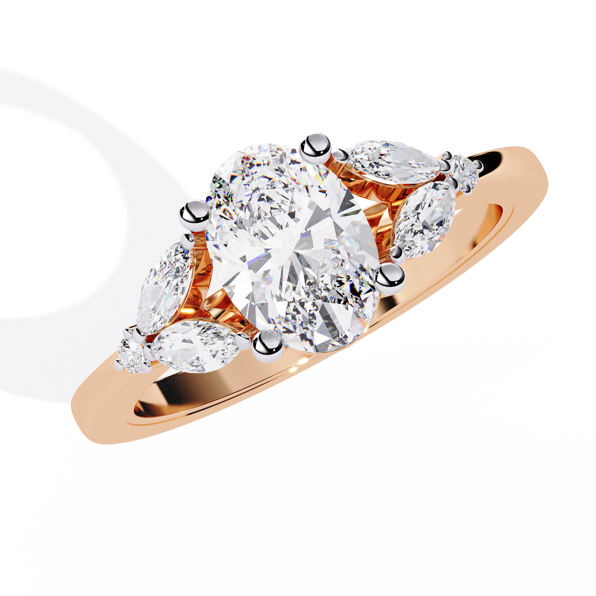 Halo Drift Eternity Ring