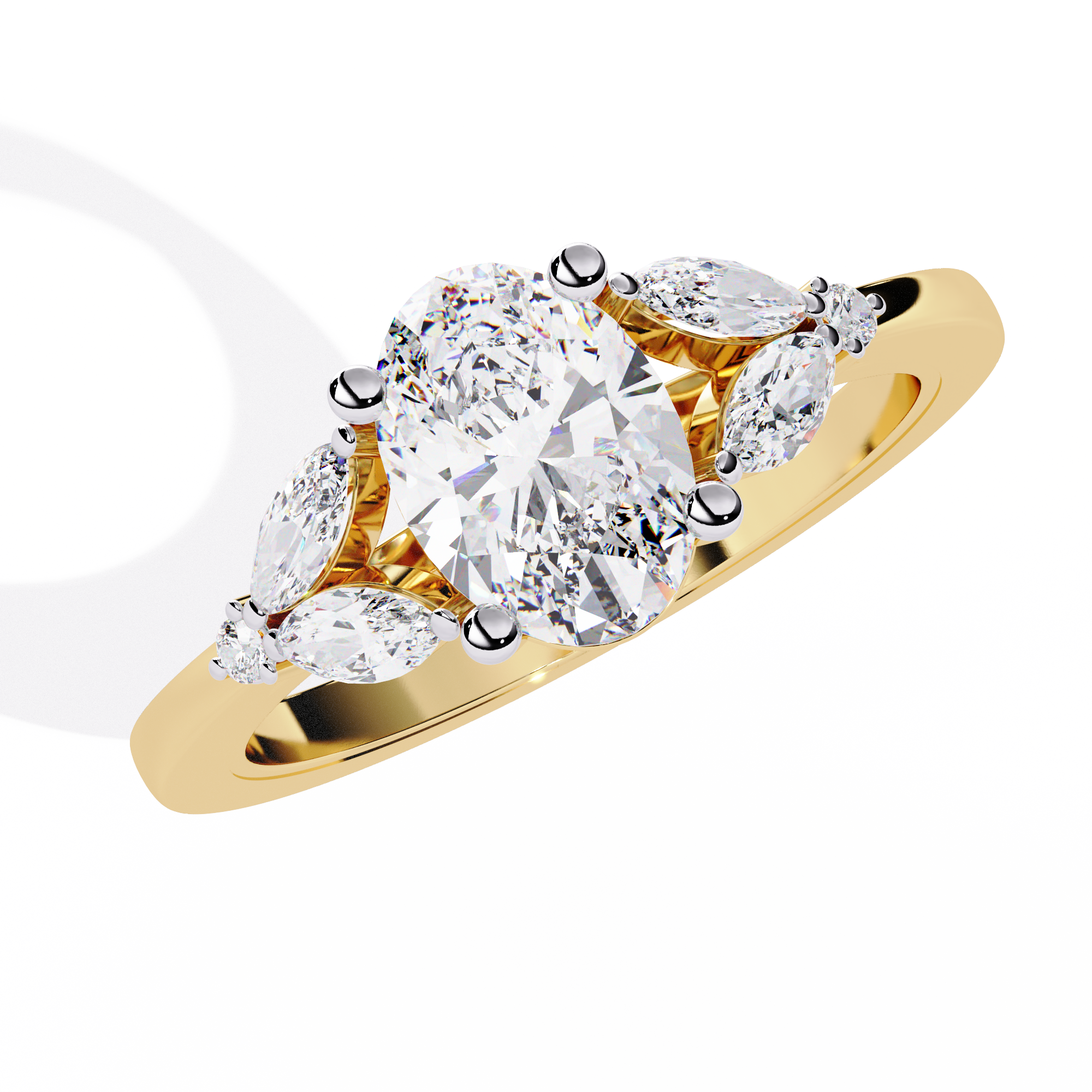 Halo Drift Eternity Ring